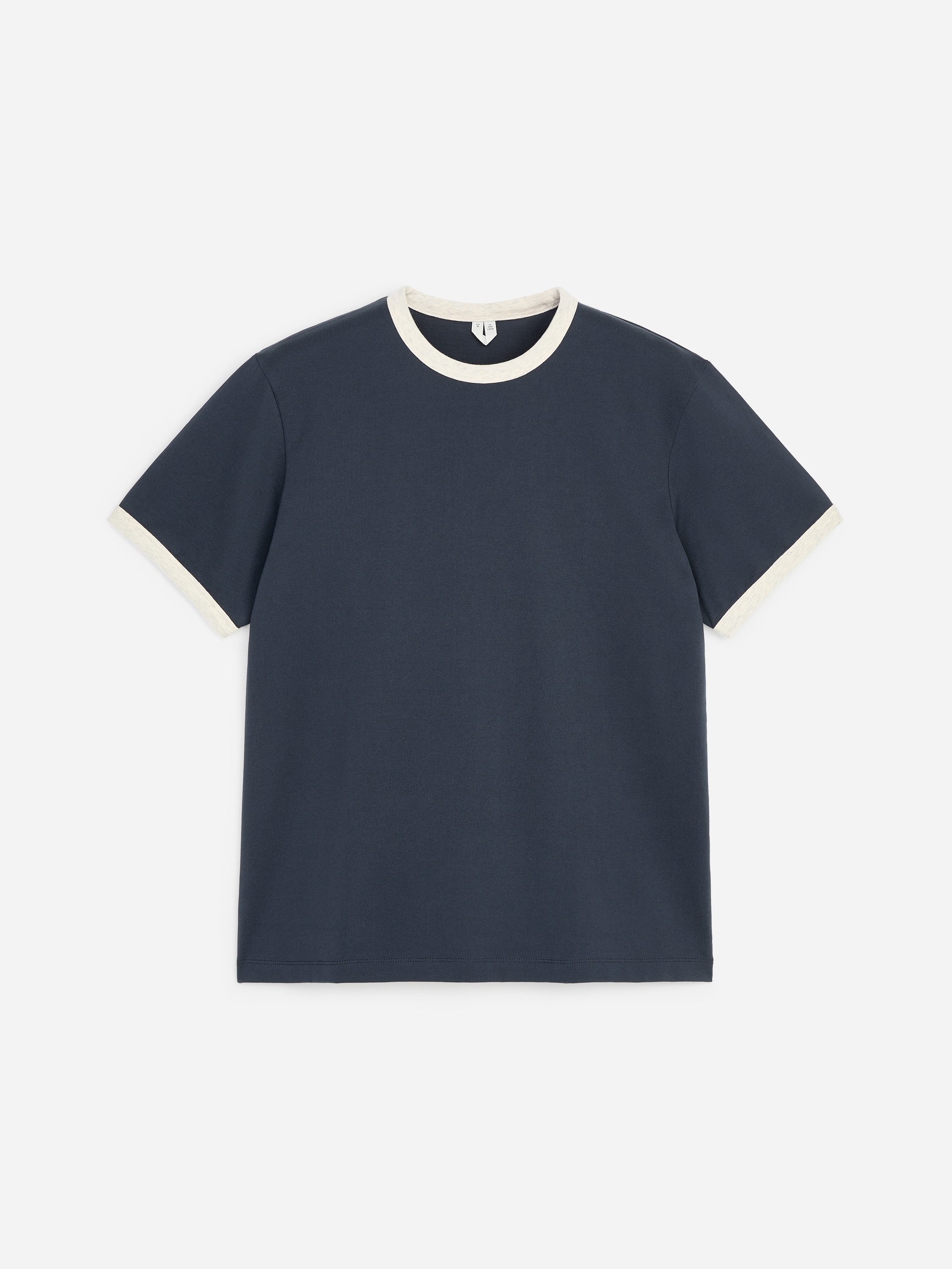 T-shirt aderente - Blu scuro/Beige mélange/Nero/Marrone/Blu