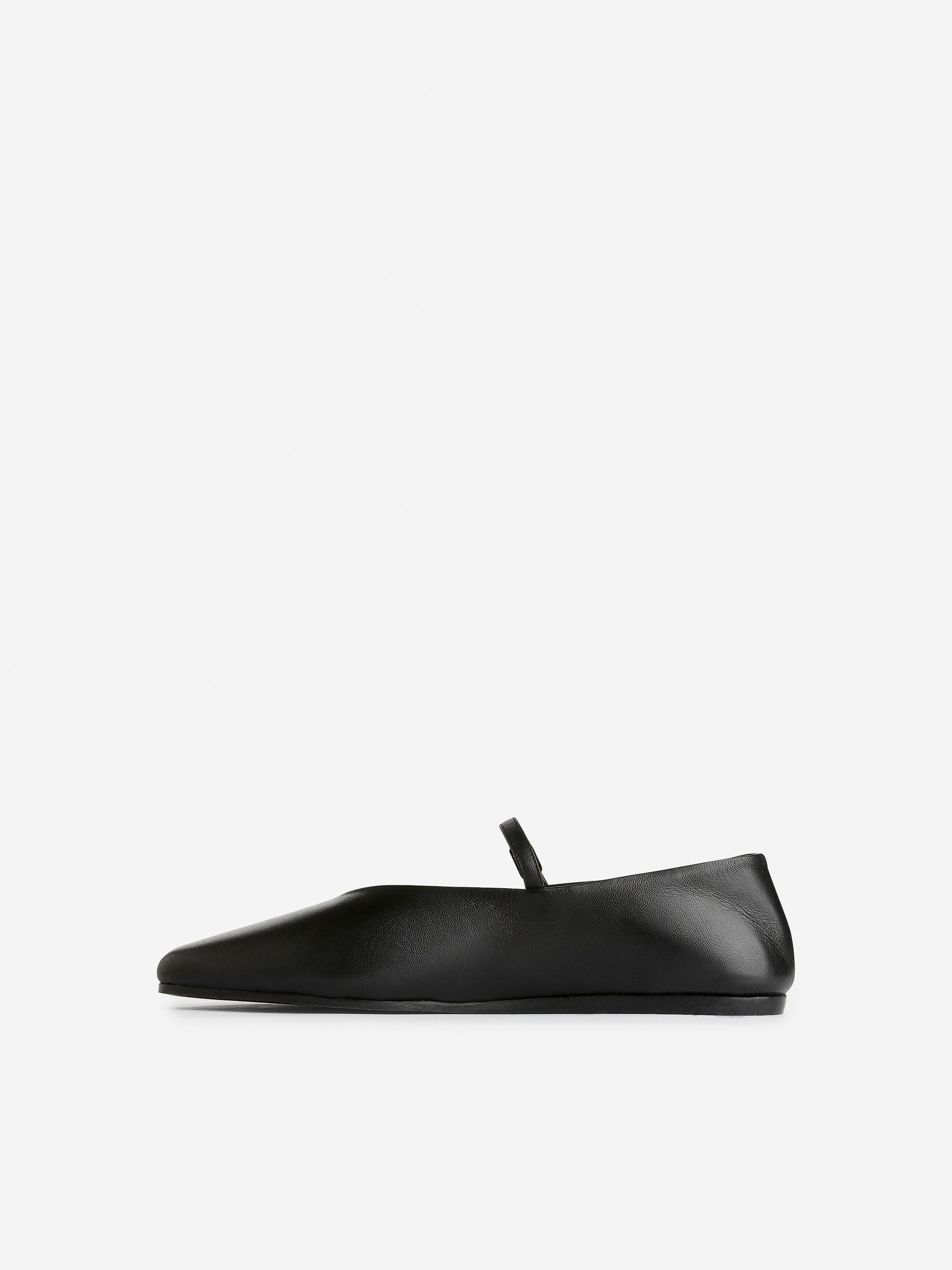View larger image: Leather Mary Jane Flats - Black - Ladies | H&M GB 3