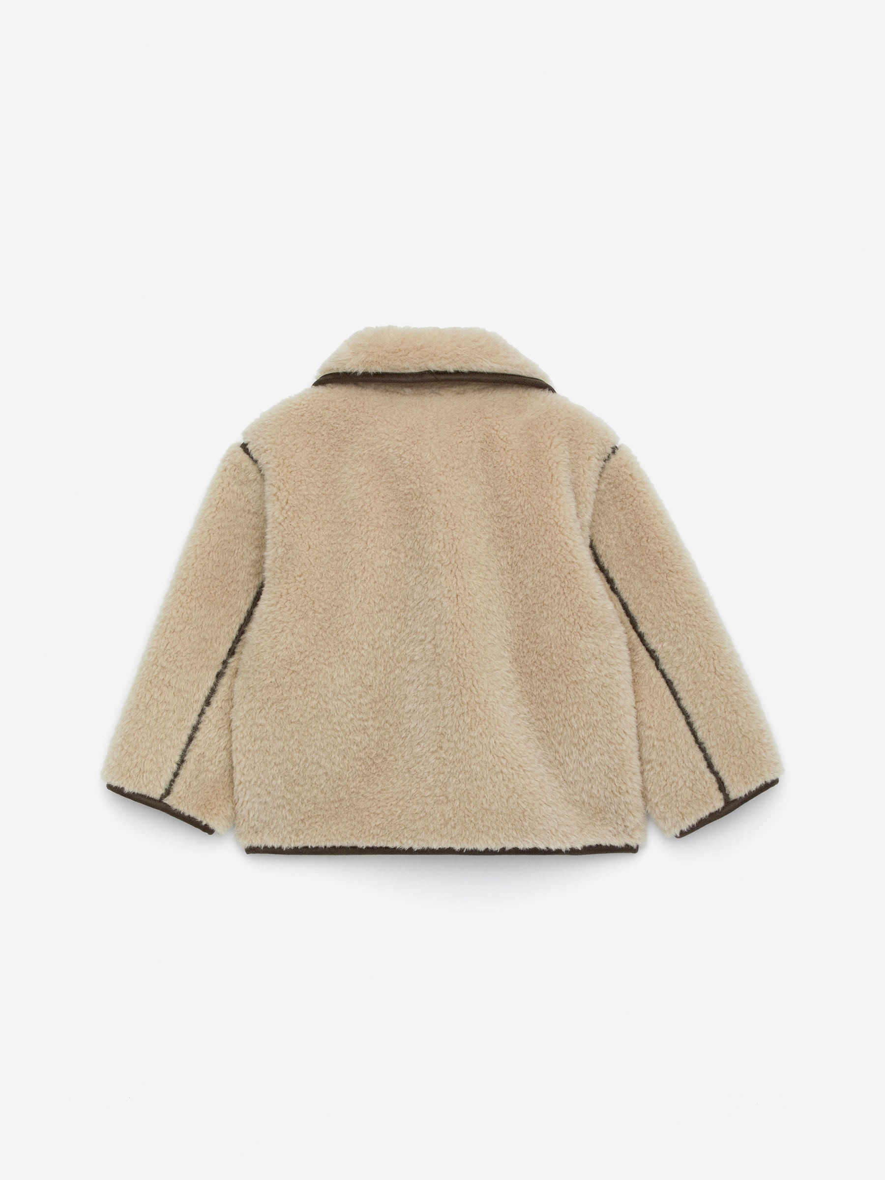 Short Pile Jacket - Beige - Loose fit - Children - StillMedia/DescriptiveStillLife - 1