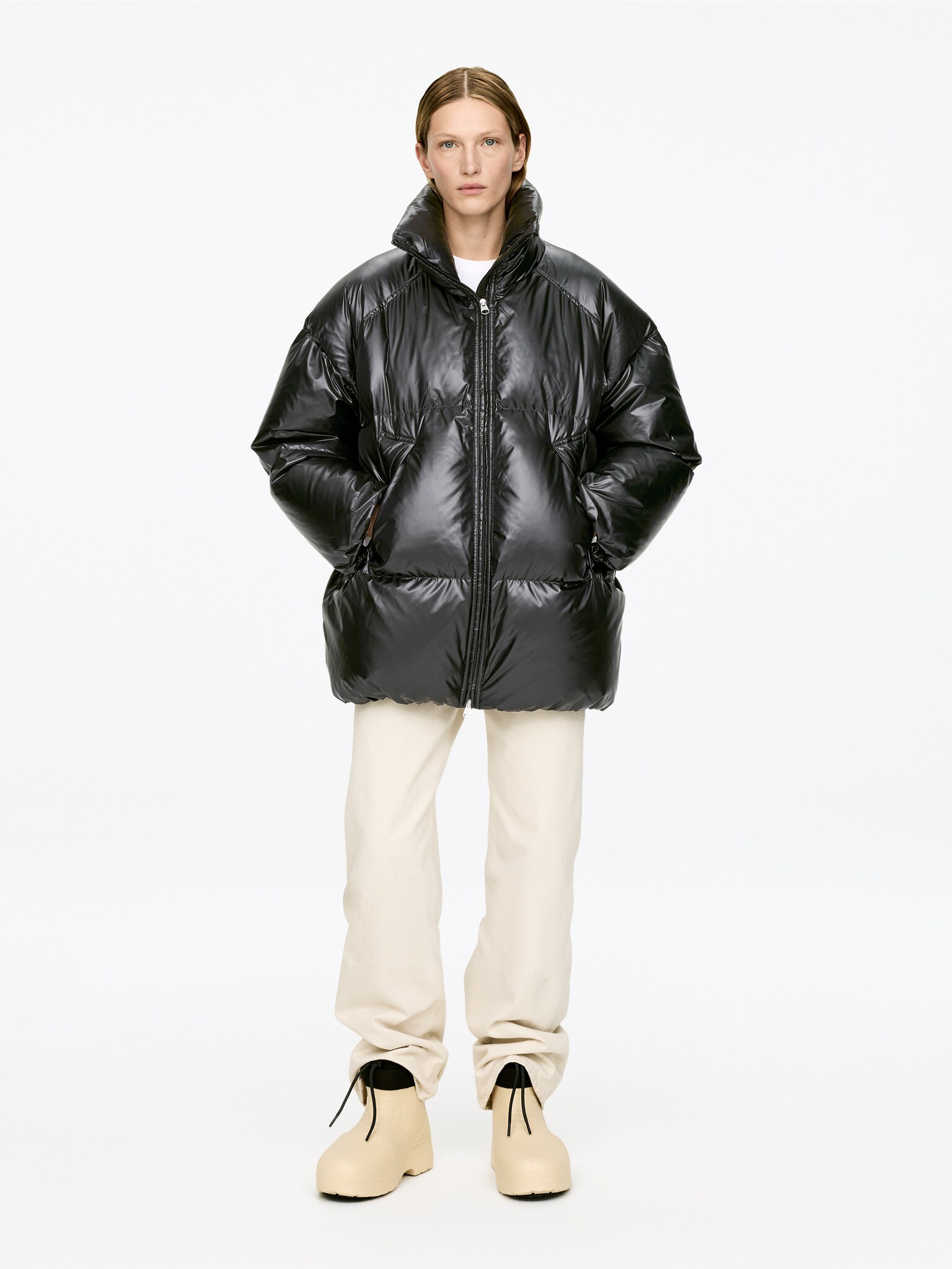 Doudoune Upcycled Down - Noir - 1