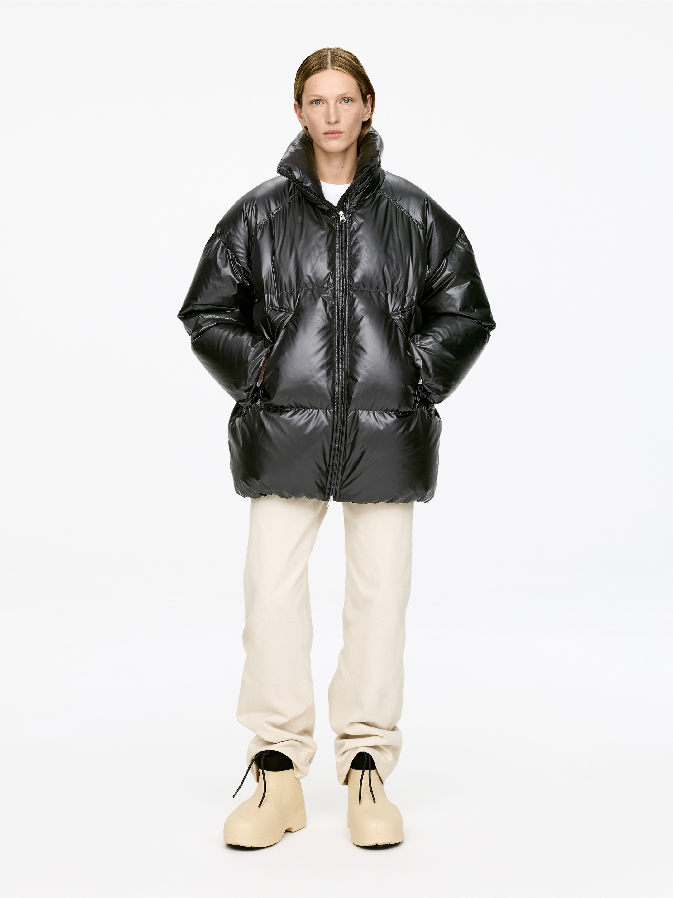 Größeres Bild ansehen: Upcycled Down™ Steppjacke - Schwarz | H&M DE 1