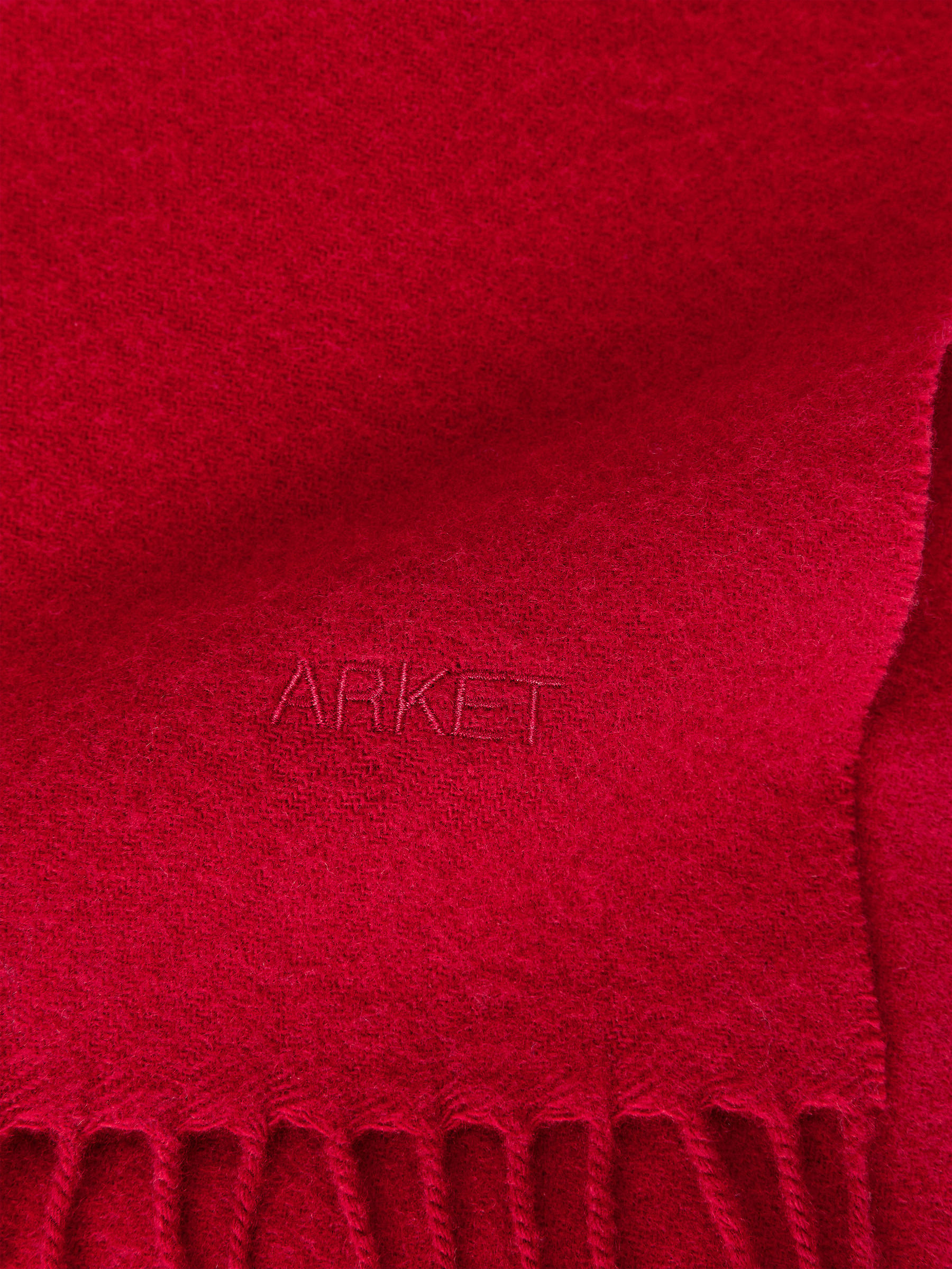 Wool Scarf - Red - Men - StillMedia/DescriptiveDetail - 1