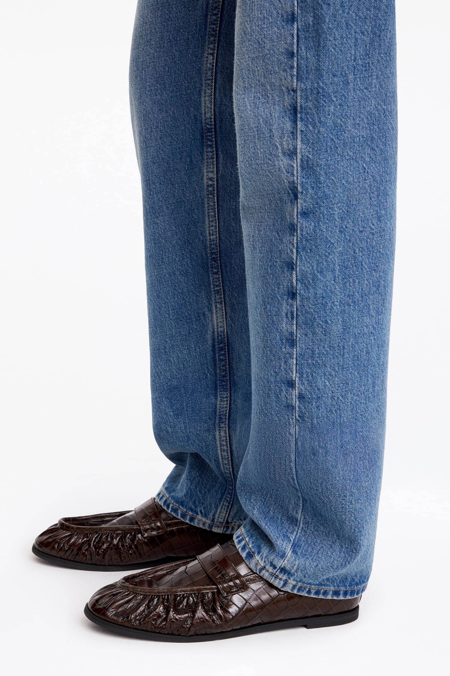 Bløde loafers i læder - Brun - 1