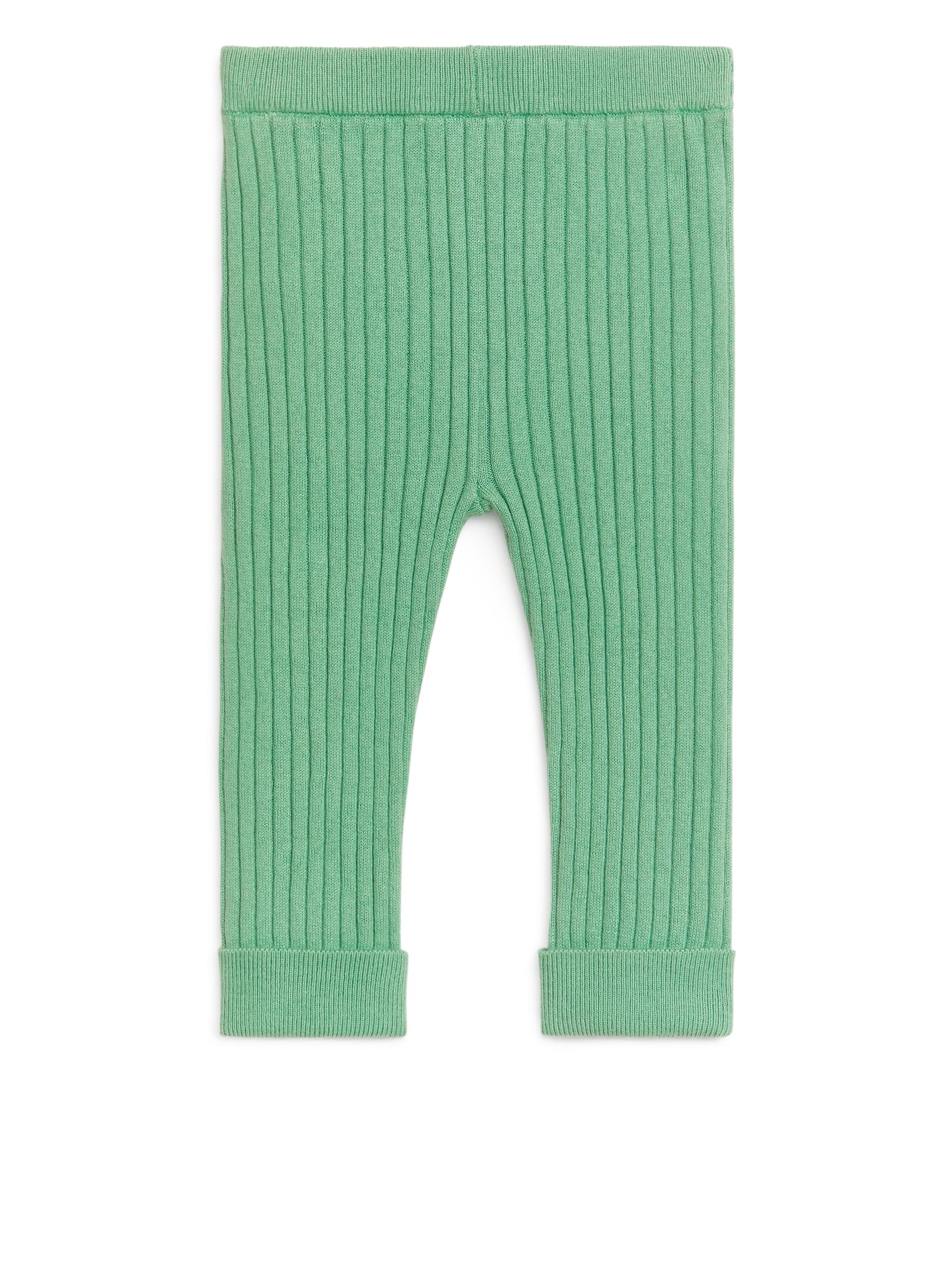 Leggings aus Baumwolle und Wolle - Grün - Regular Fit - Kinder - StillMedia/DescriptiveStillLife - 2