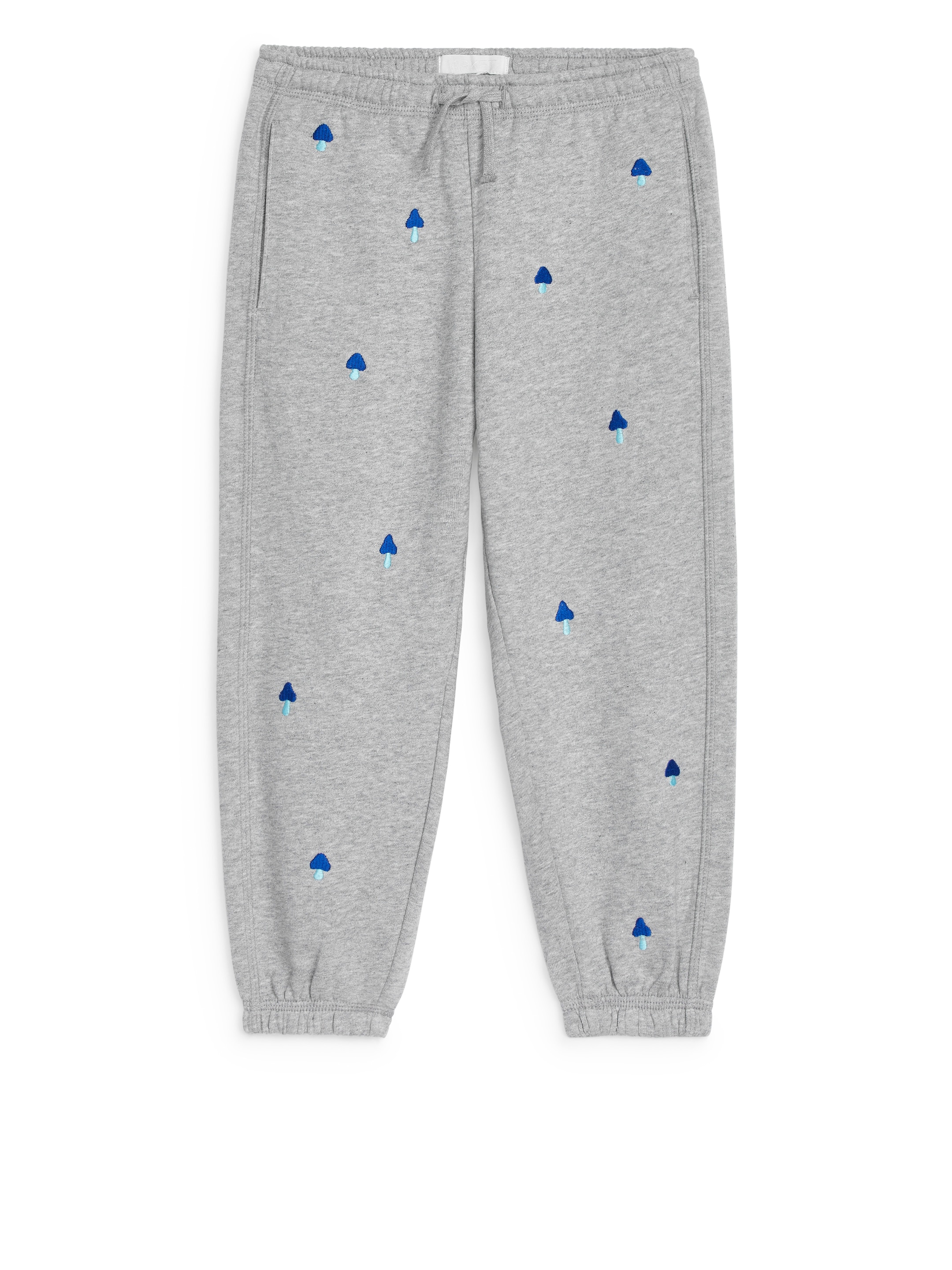 Embroidered Sweatpants - Grey Melange - Relaxed fit - Children - StillMedia/DescriptiveStillLife - 3
