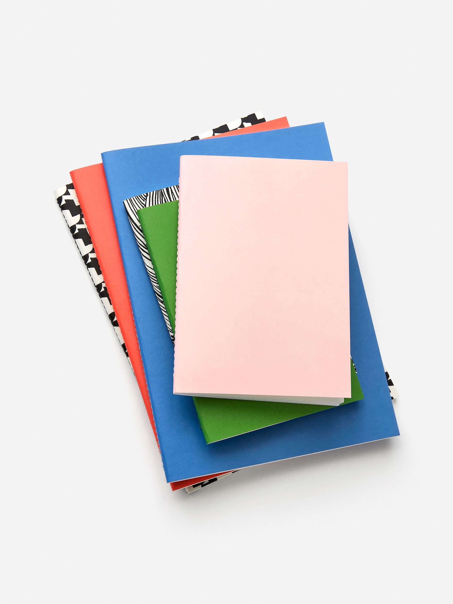 Cuaderno A5 - Rojo/Azul/Negro/blanco - 2