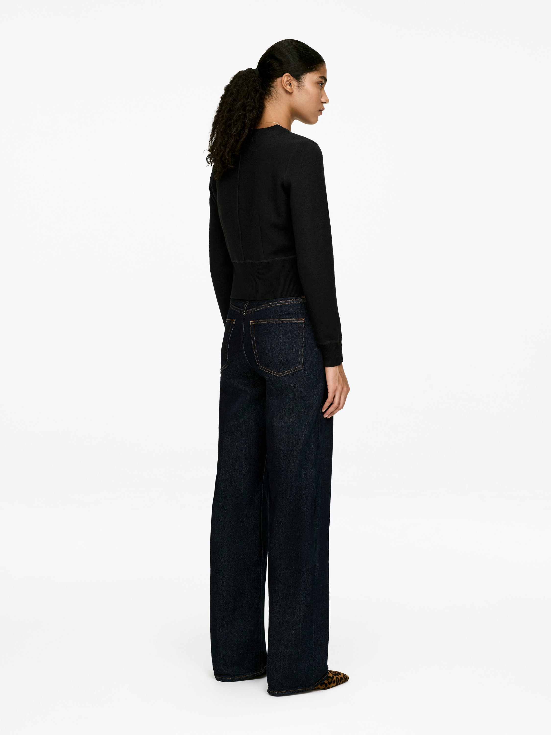 Wool-Blend Cardigan - Black - Slim fit - Women - StillMedia/Lookbook - 3