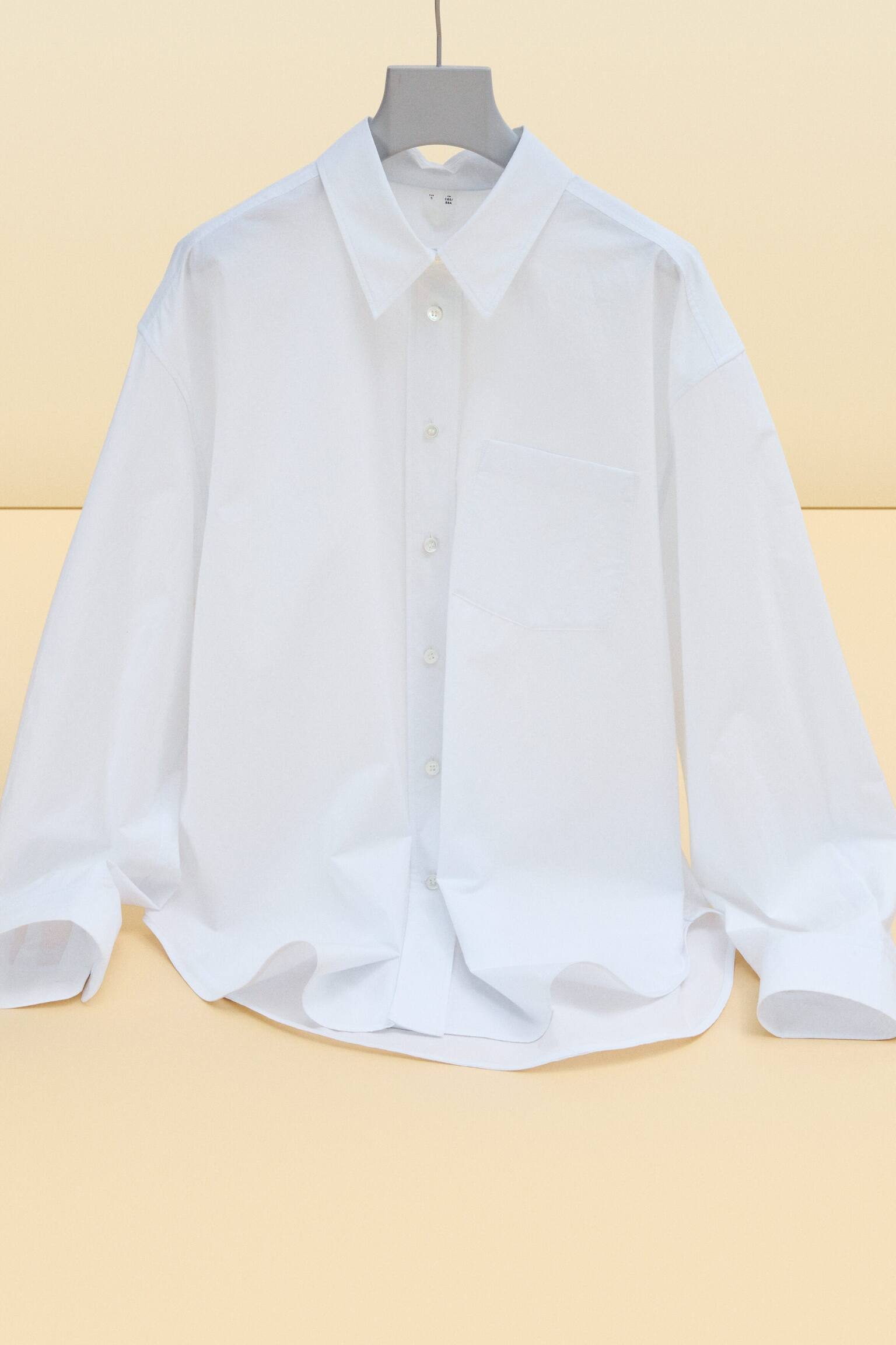 Bawełniana koszula - Biały/Jasnoniebieski/Jasnoturkusowy - 9