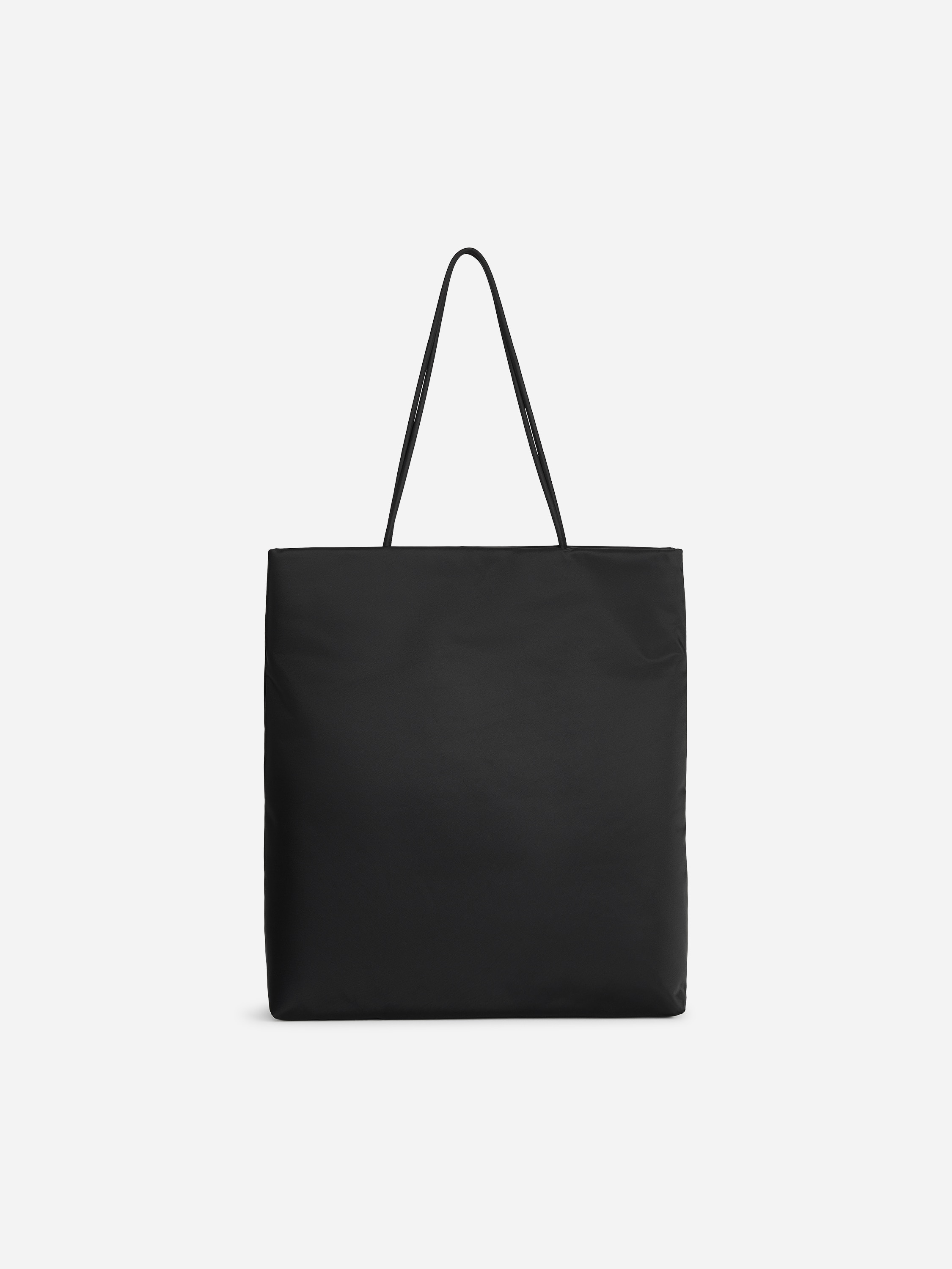 Nylon Tote Bag - Black/Red