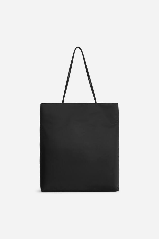 Sac cabas en nylon - Noir/Rouge - 1