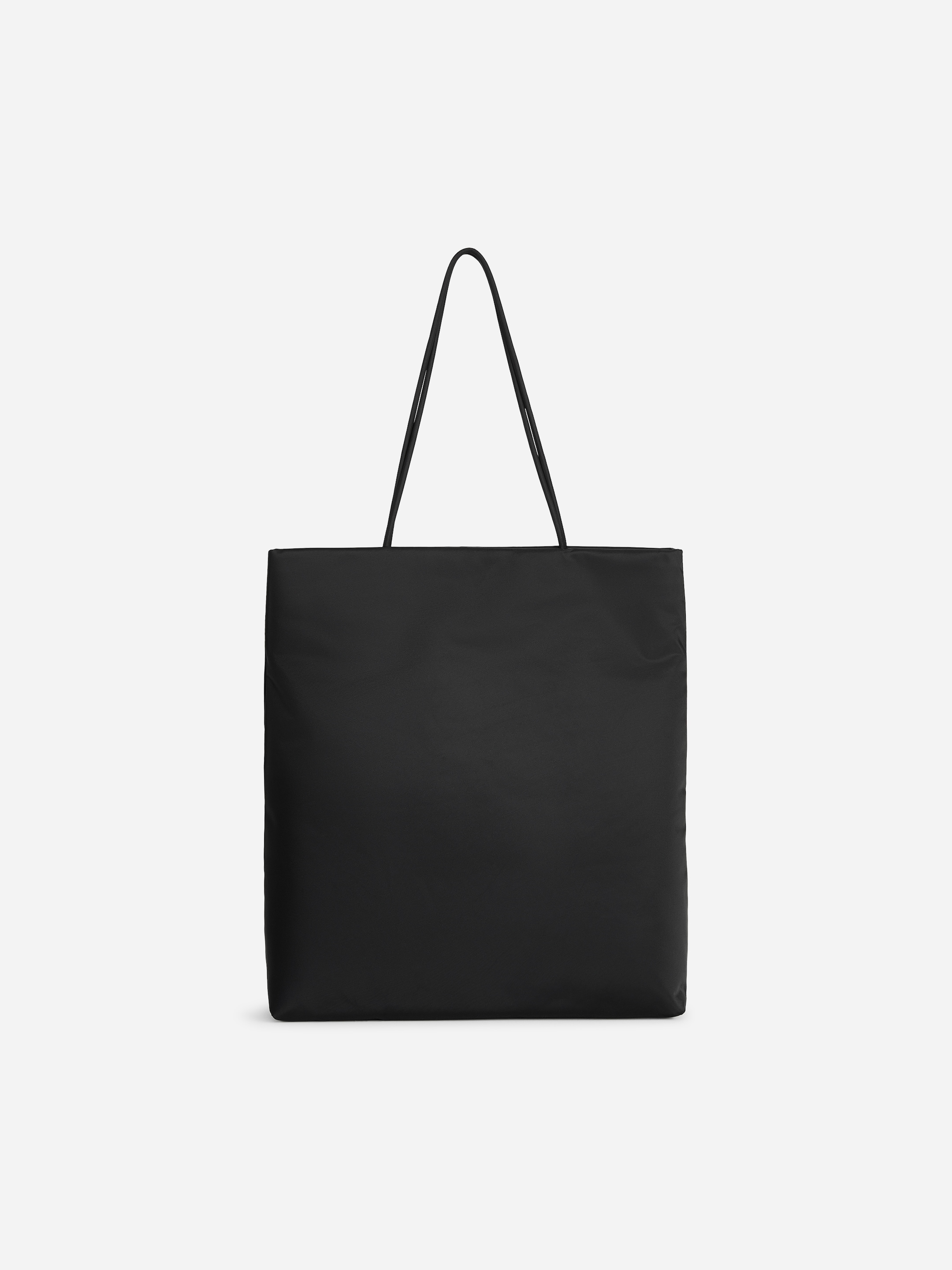 Nylon Tote Bag-Black-20340
