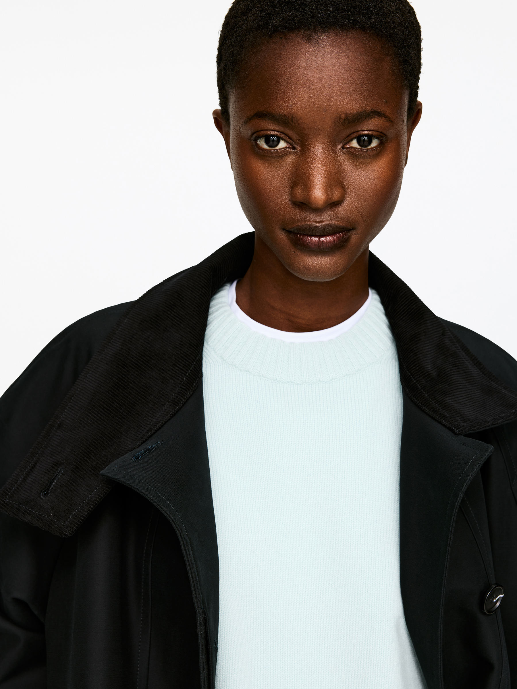 Oversized Pure Cashmere Jumper​ - Light Turquoise - Relaxed fit - Women - StillMedia/Lookbook - 6