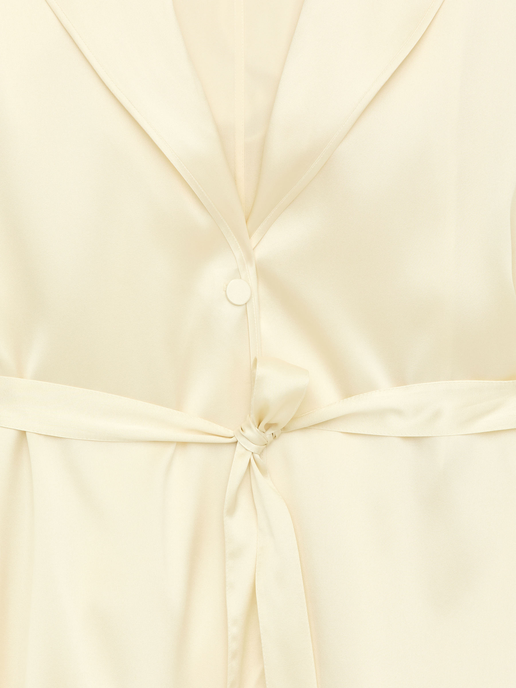 Stretchig morgonrock i siden - Off-white - Regular fit - Women - StillMedia/DescriptiveDetail - 2