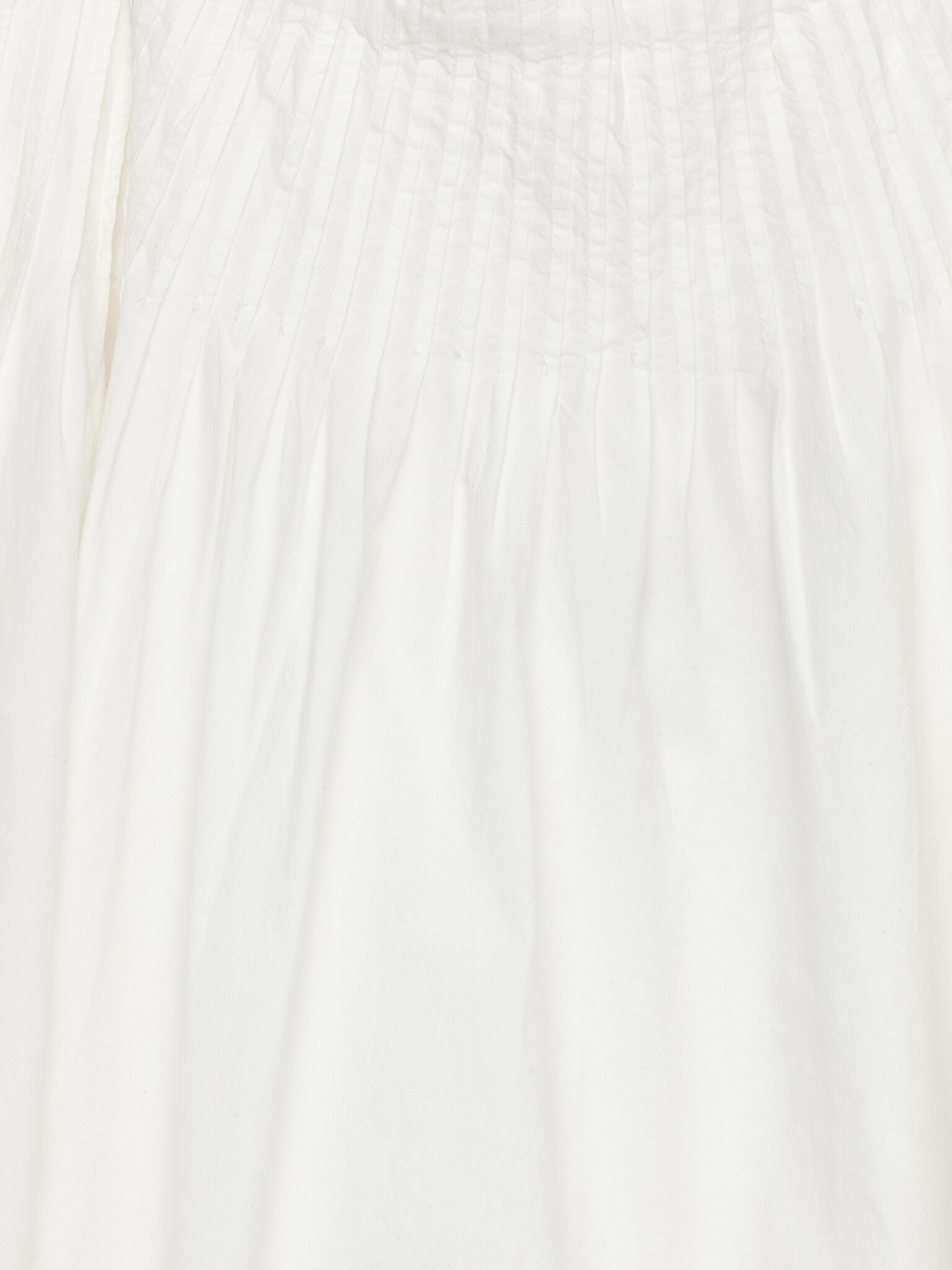 Jupe plissée en coton - Blanc - 4