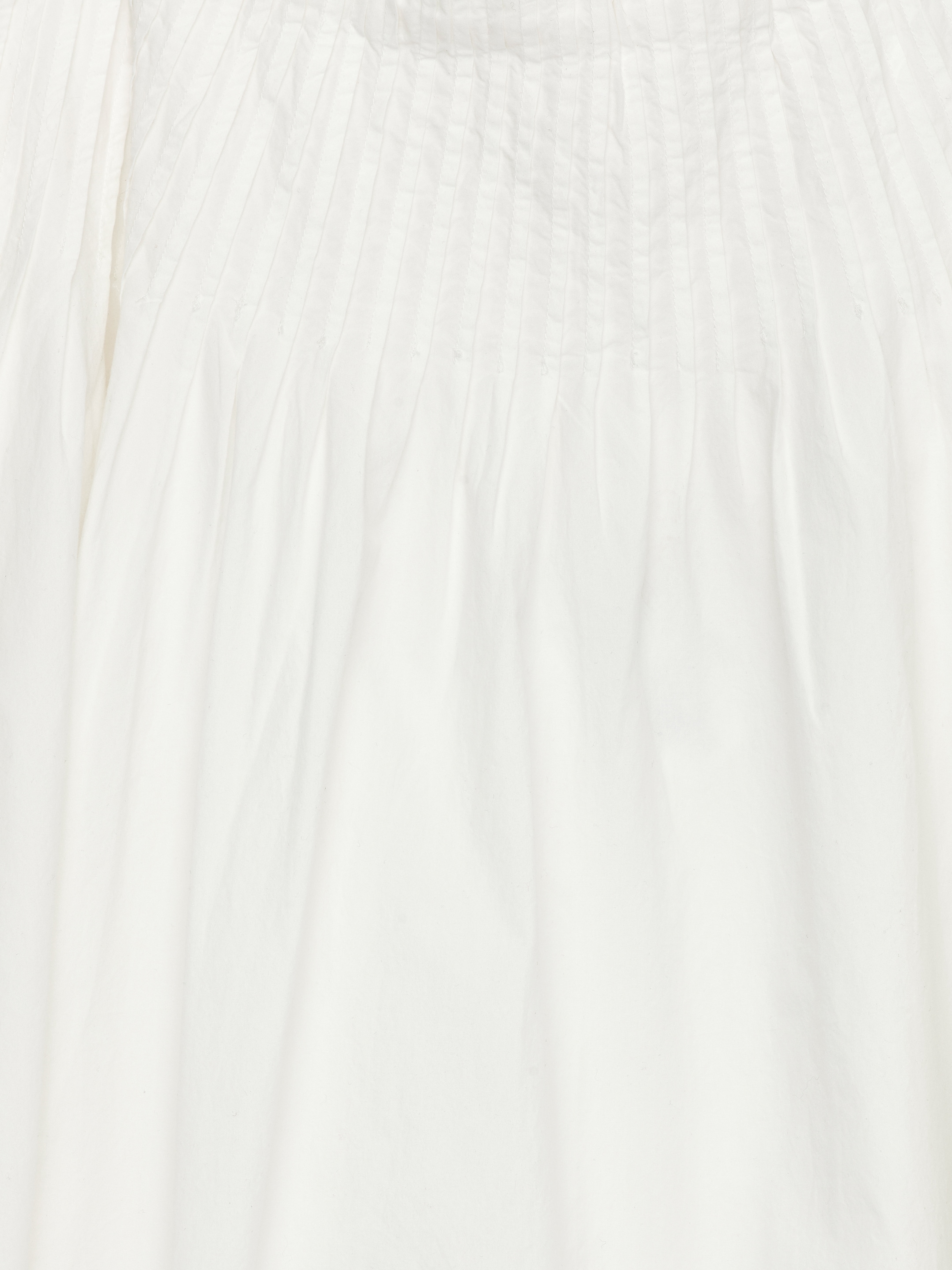 Falda de algodón con pinzas - Blanco - Corte estándar - Women - StillMedia/DescriptiveDetail - 1