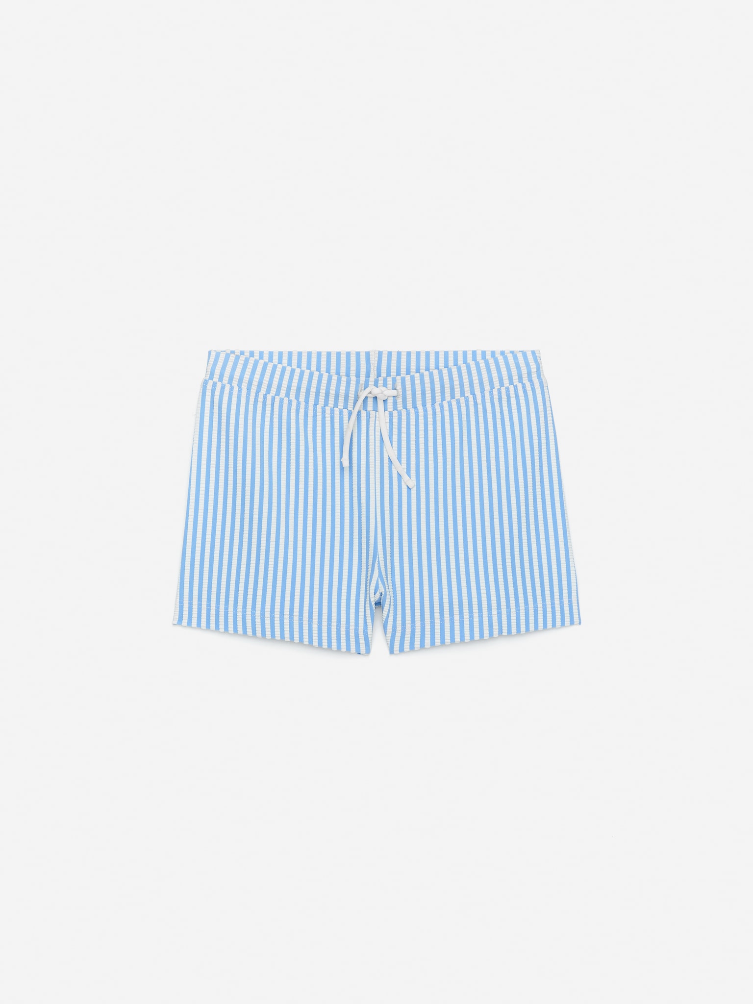 Swimming Trunks - Light Blue/White