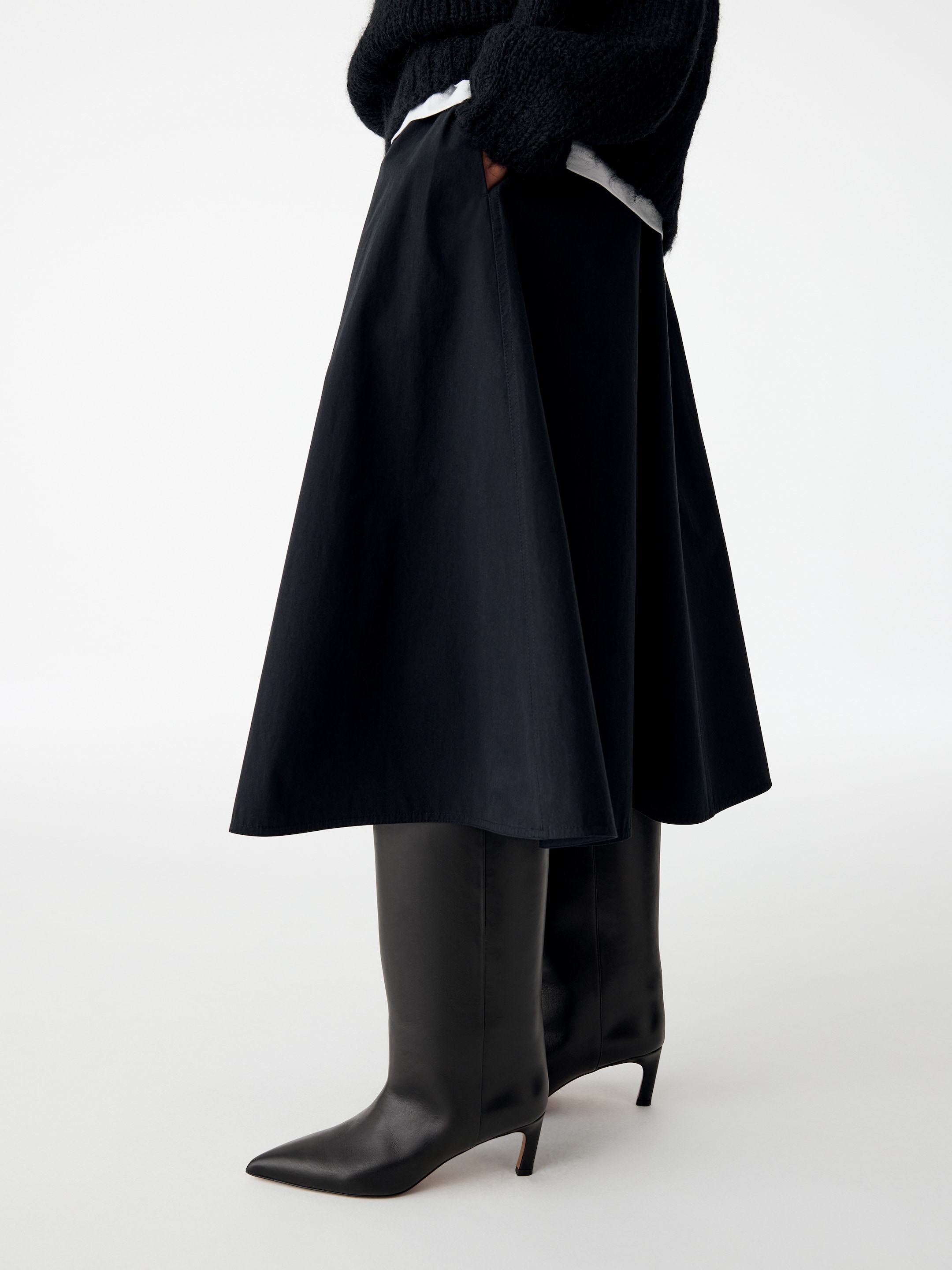 Lederstiefel mit hohem Schaft - Schwarz - women - StillMedia/Lookbook - 6