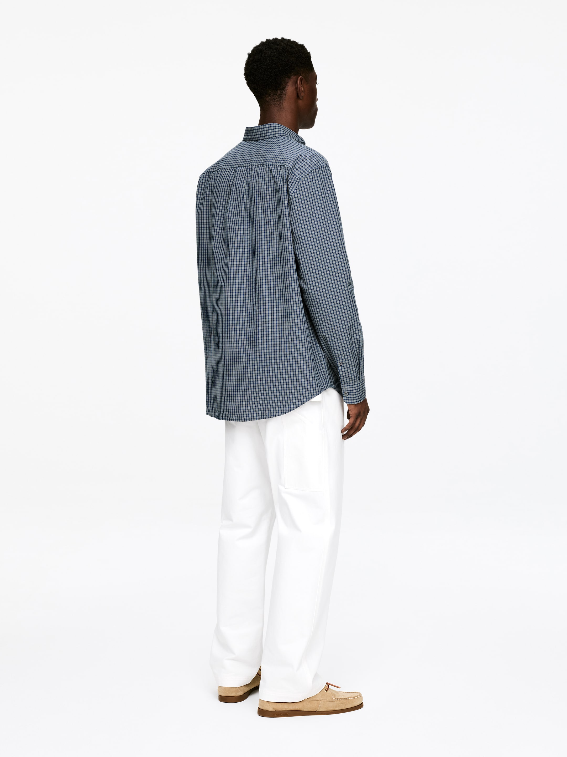 Größeres Bild ansehen: Lockeres Baumwollhemd - Taubenblau - Men | H&M DE 3