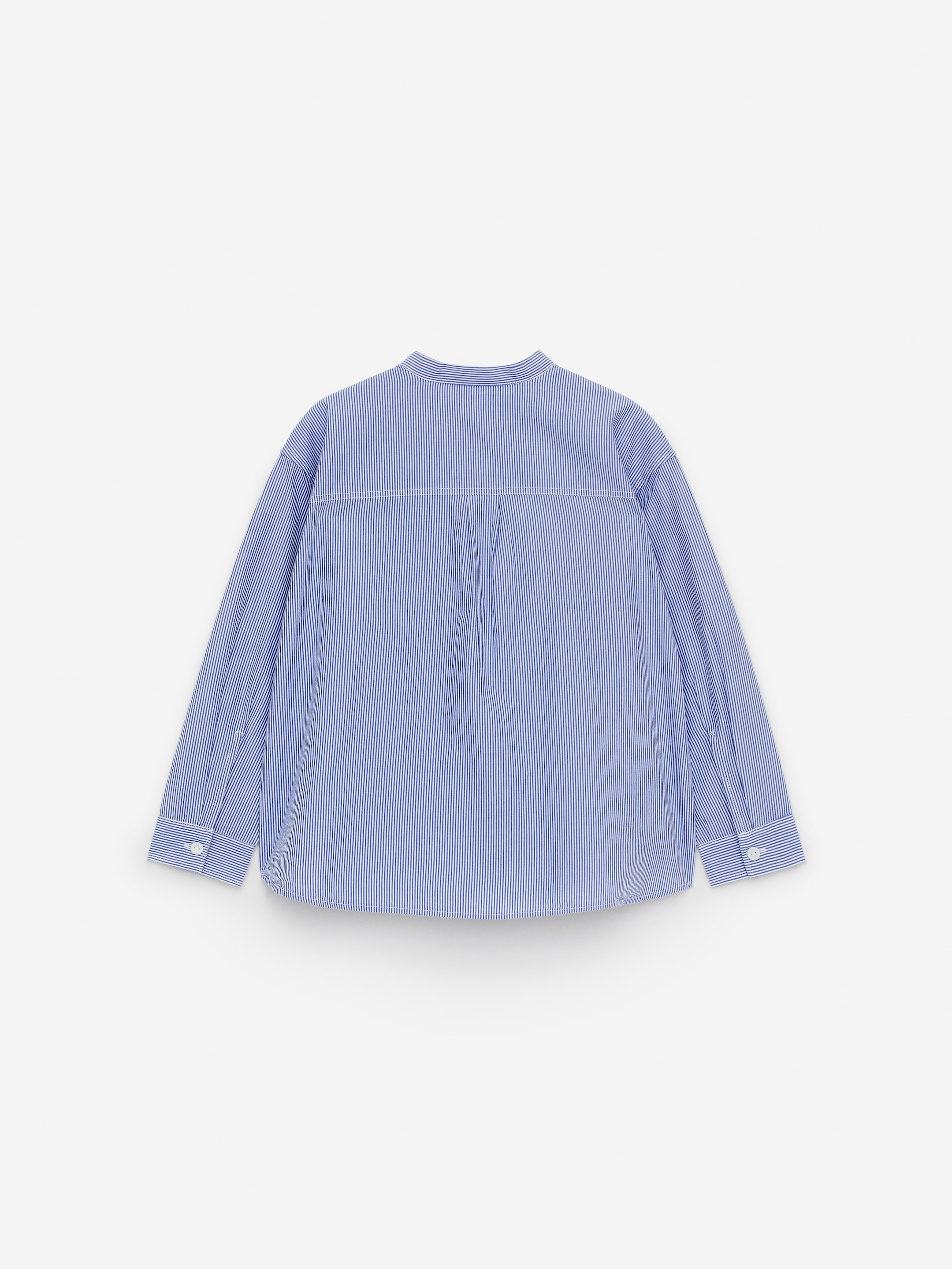 Grandad-Hemd - Weiß/Blau - Loose Fit - Kinder - StillMedia/DescriptiveStillLife - 3