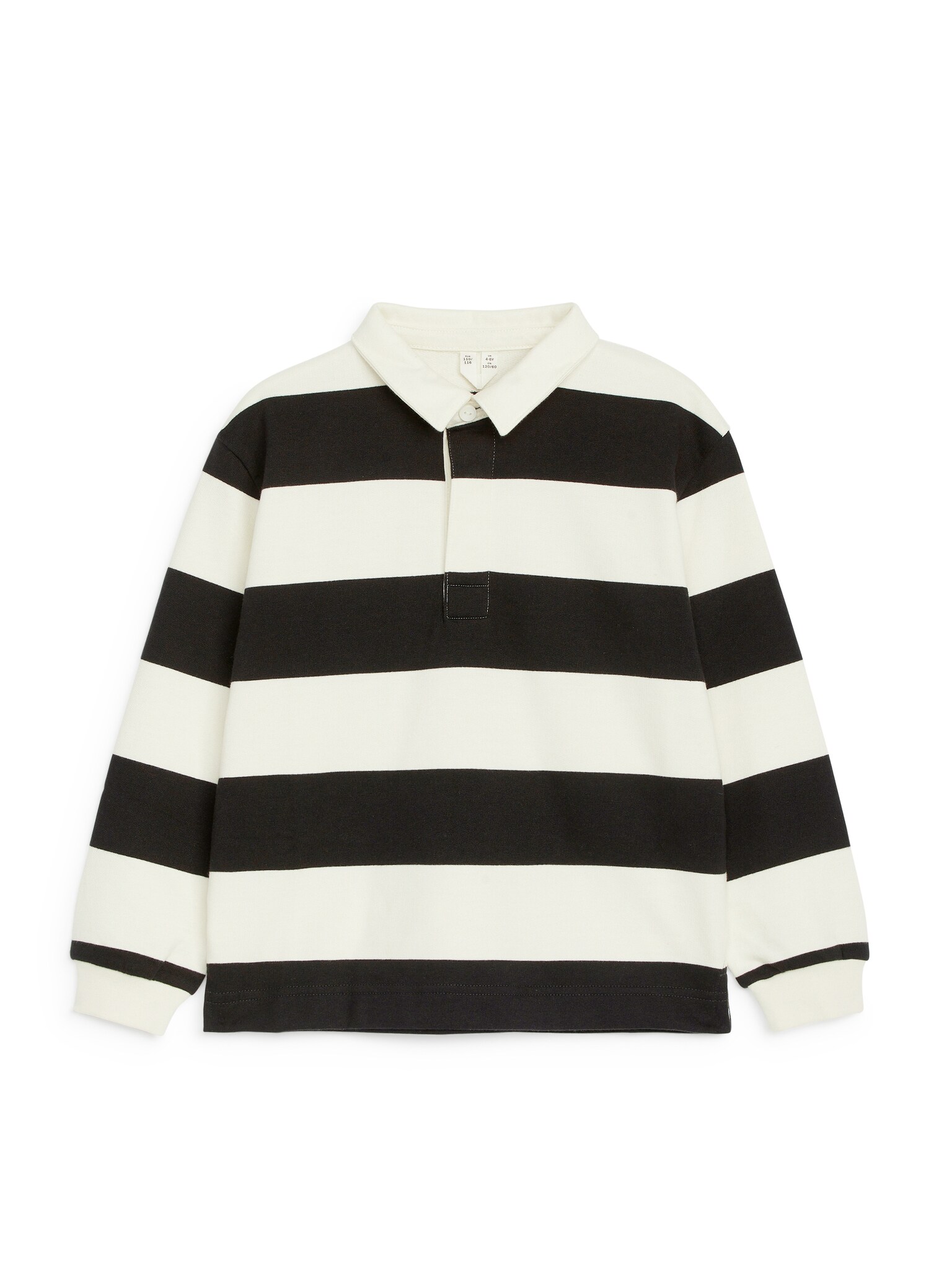 Rugbyshirt - Hvid/sort - 1