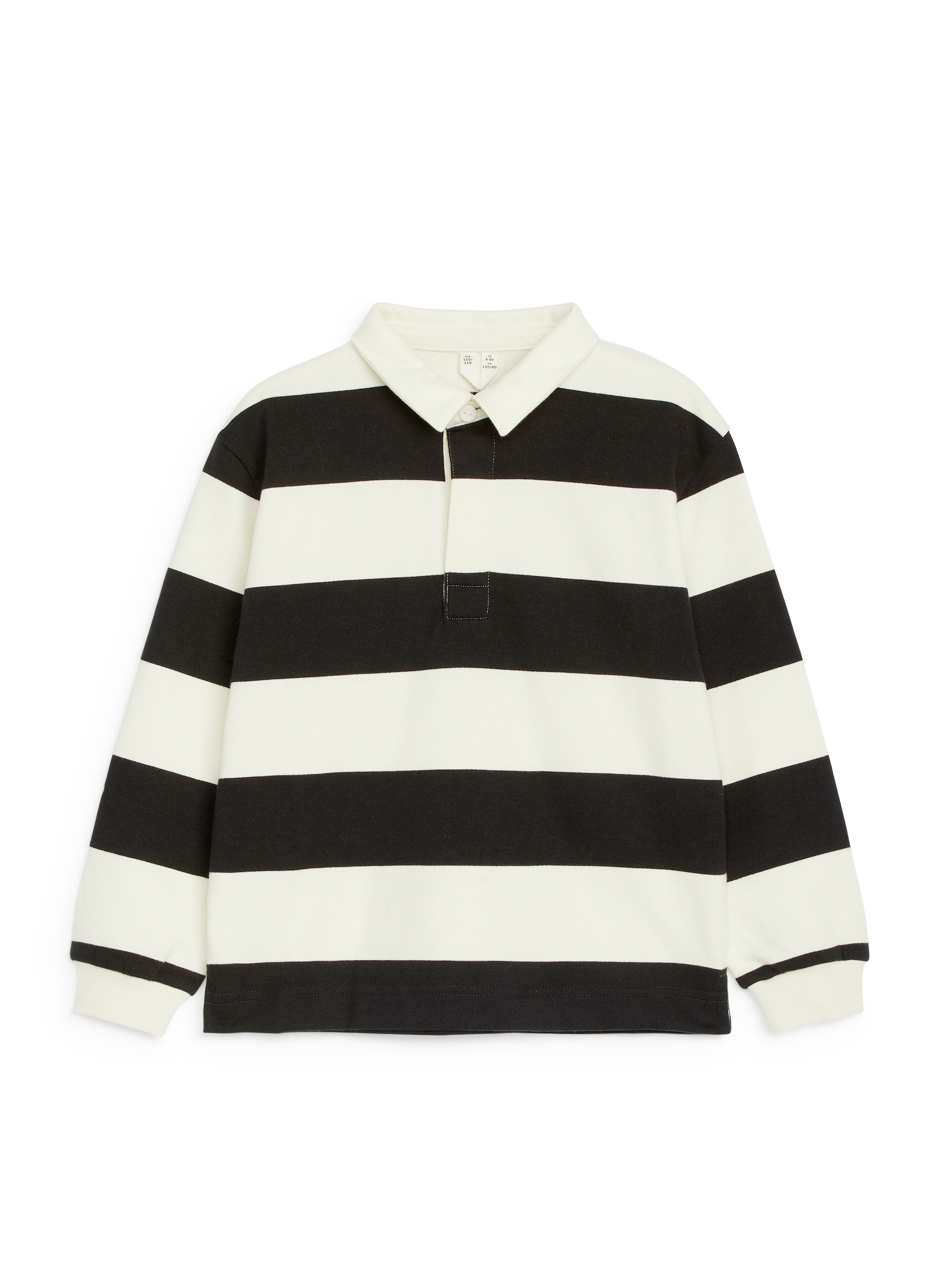 Grotere afbeelding bekijken: Rugbyshirt - Wit/zwart - KINDEREN | H&M NL 1