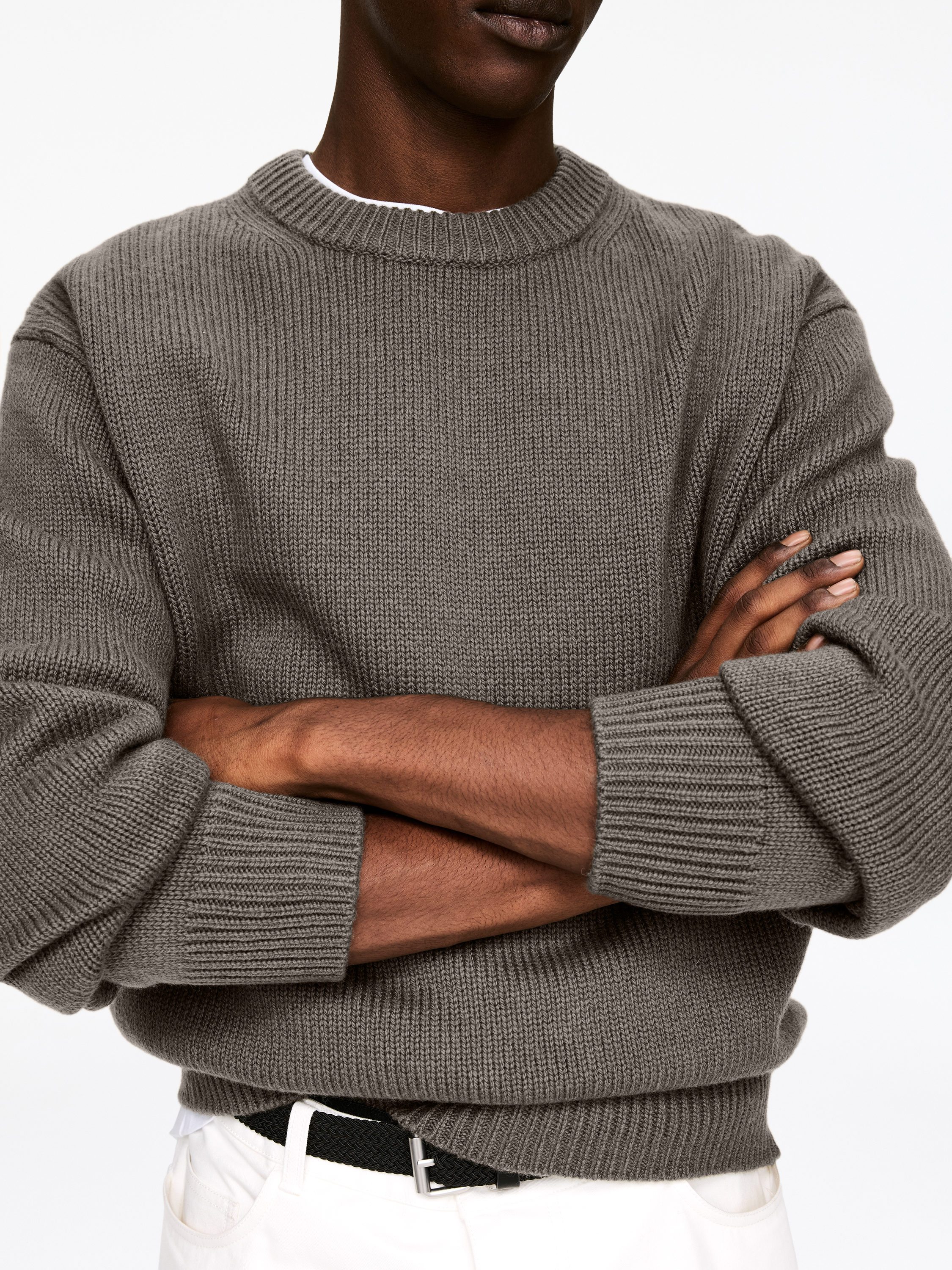 メンズウェア BRIEFING MEN'S MOLE YARN CREWNECK KNIT ARKET