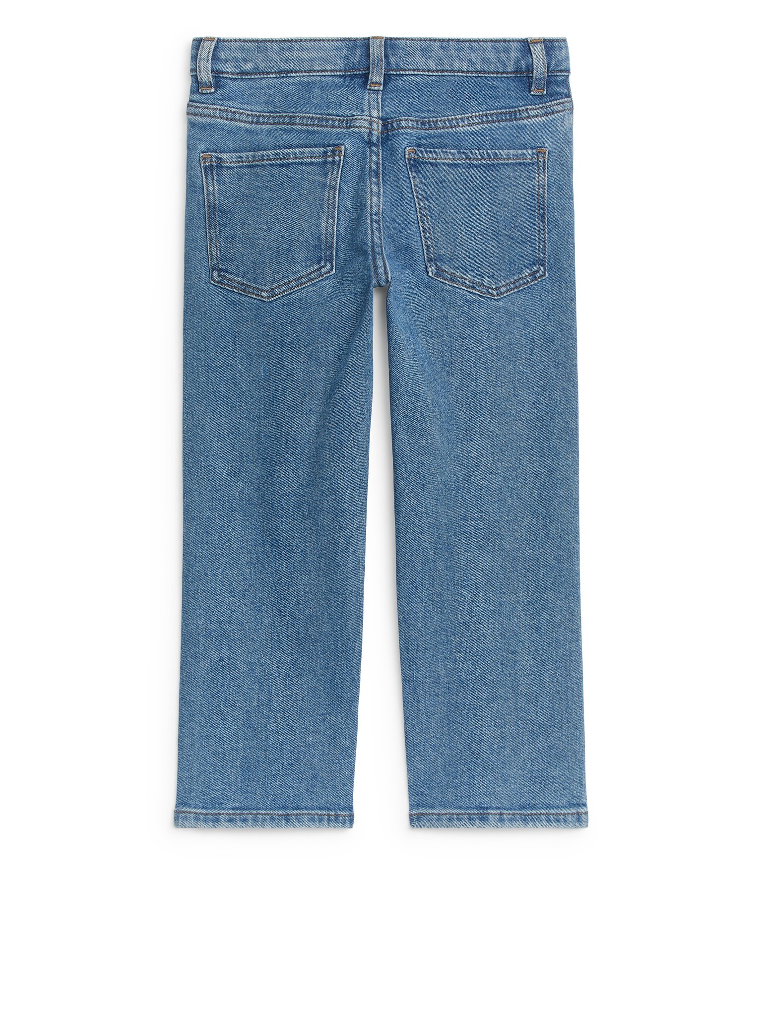 Regular-Jeans mit Stretch-Anteil - Mittelblau/Schwarz - 3