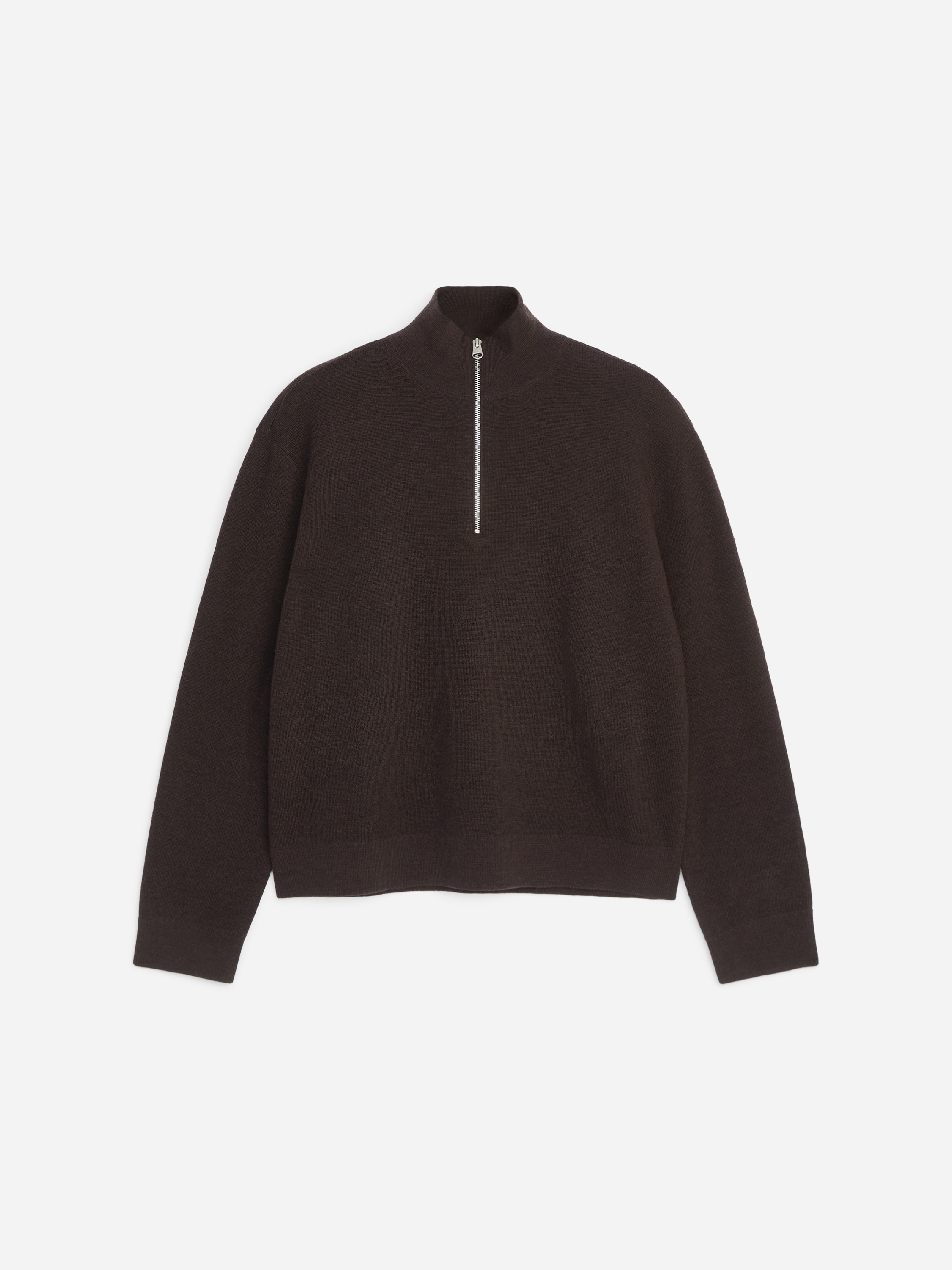 Half Zip Merino Wool Jumper
