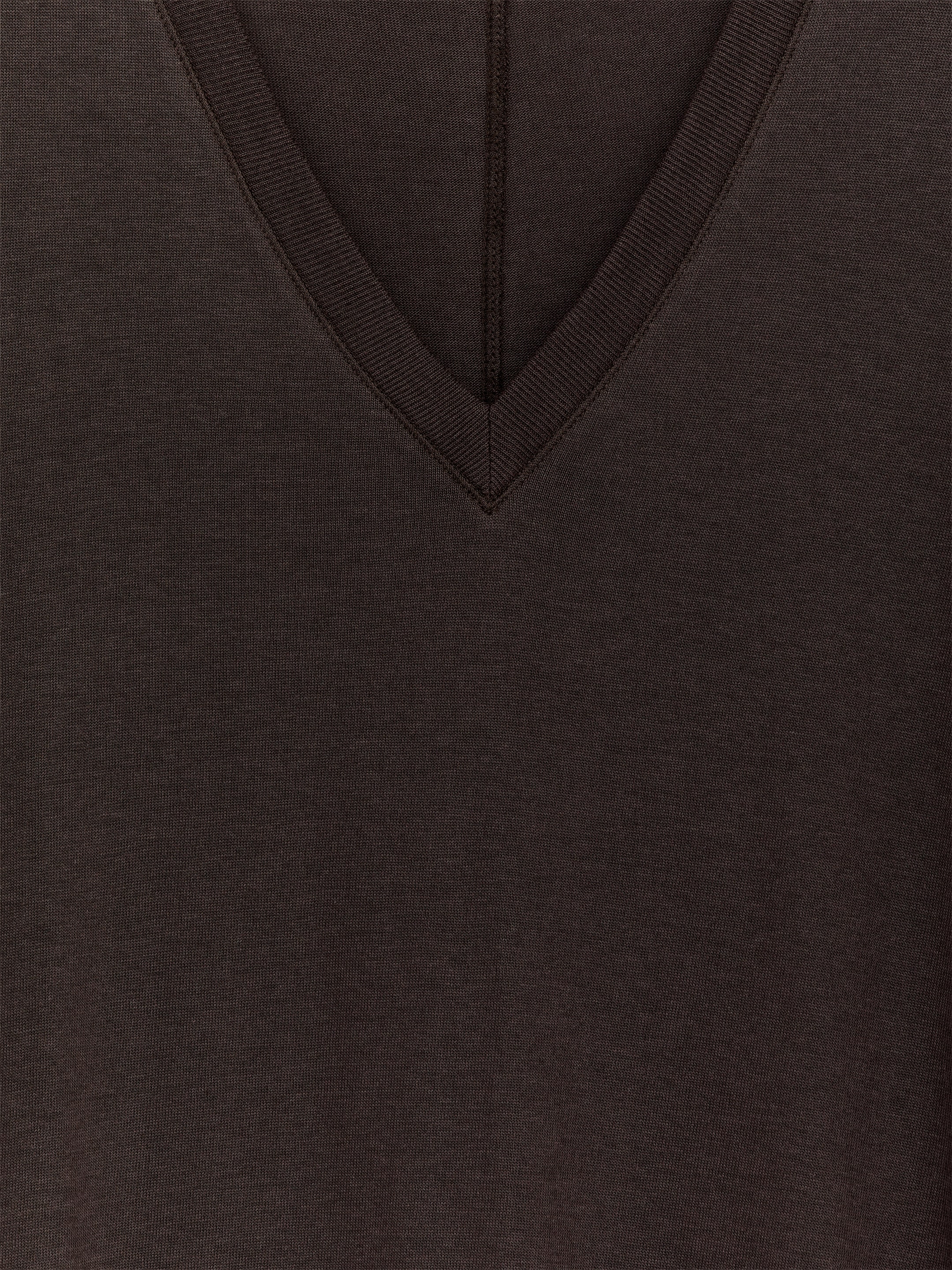 Tunique en lyocell et coton - Marron foncé - Regular fit - Femme - StillMedia/DescriptiveDetail - 1