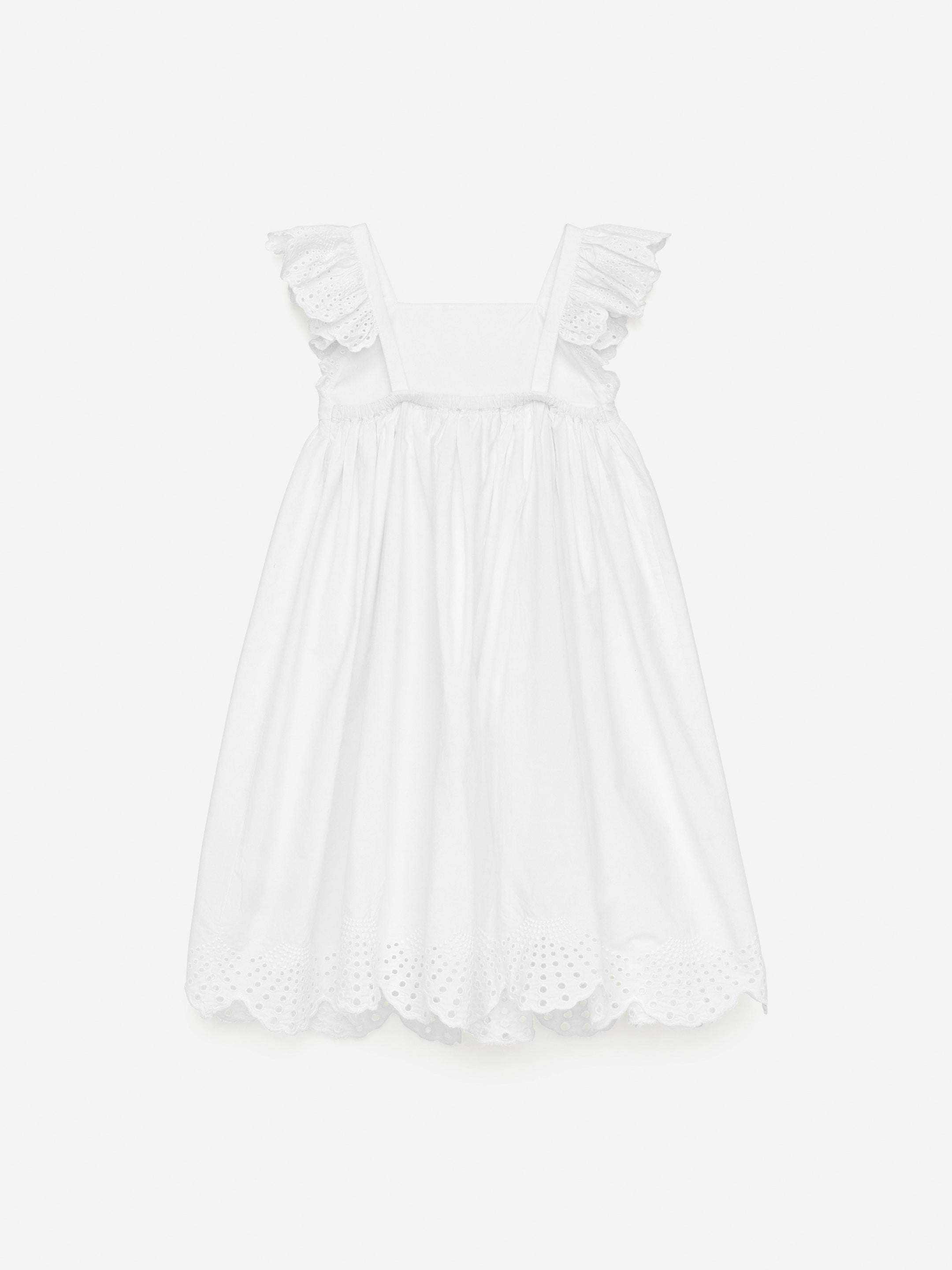 Se større billede: Kjole i broderie anglaise - Hvid - BØRN | H&M DK 2