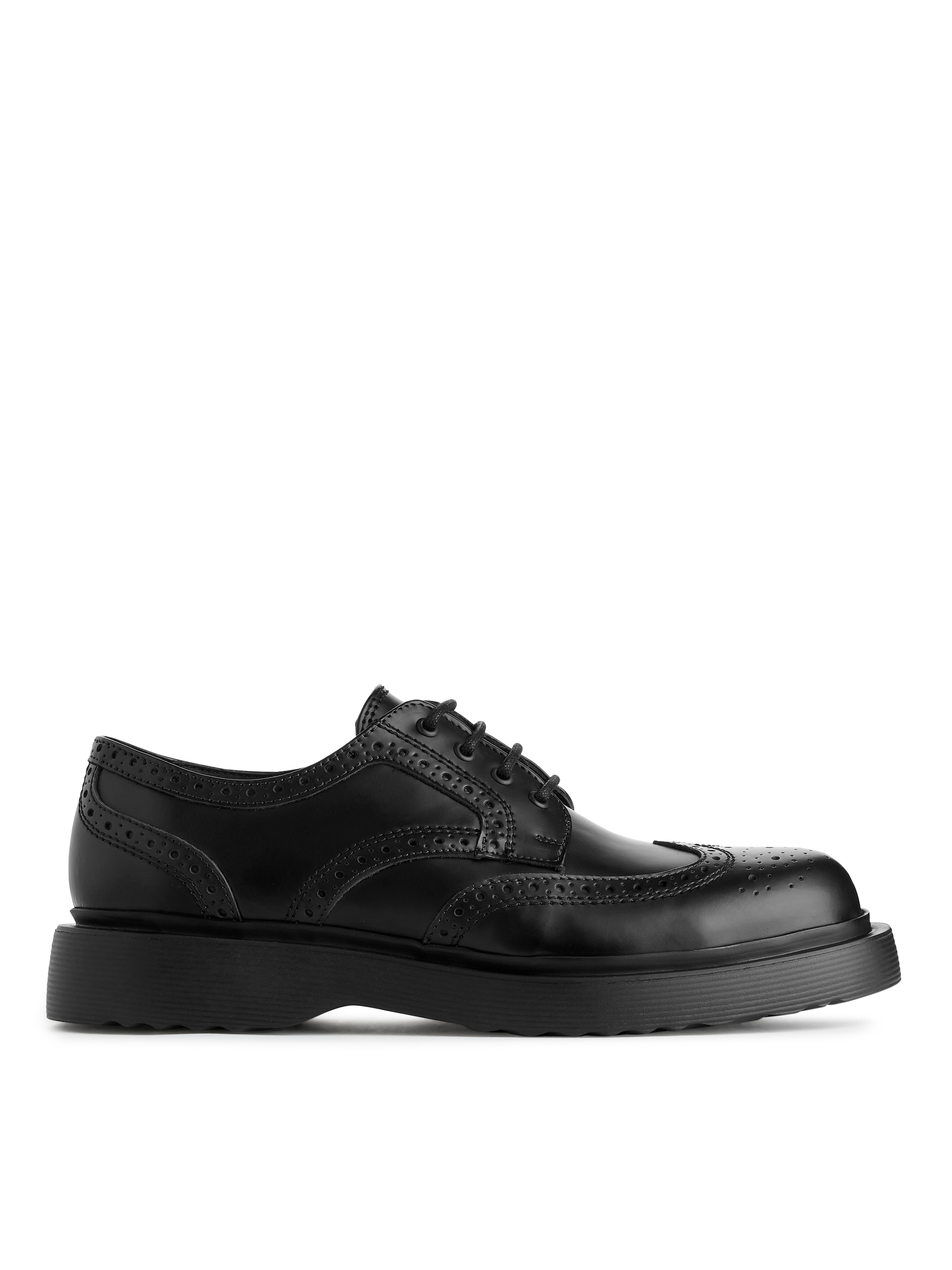Leather Brogues-#272628-7608