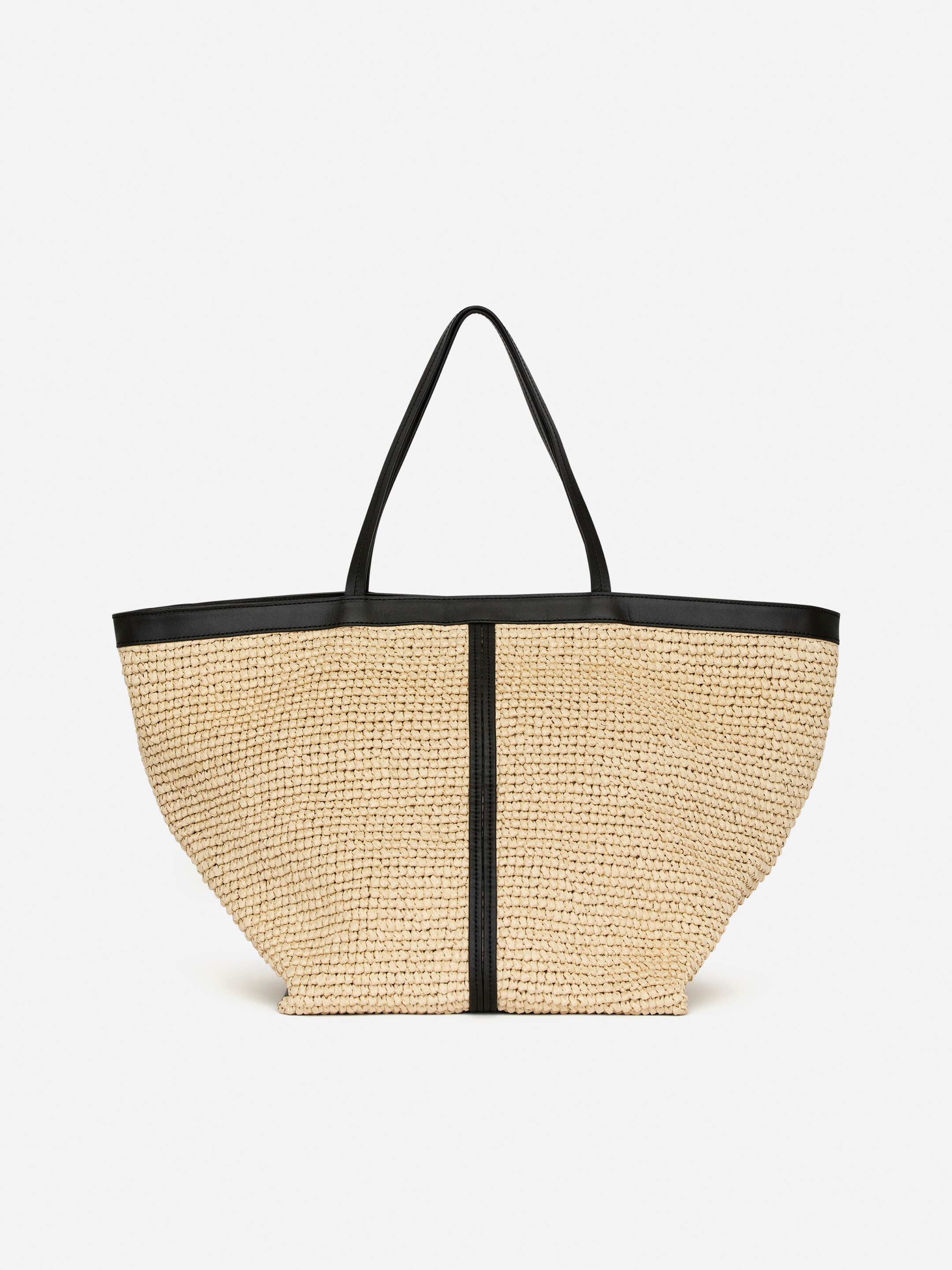 Grotere afbeelding bekijken: Tas van stro - Beige - DAMES | H&M BE 3