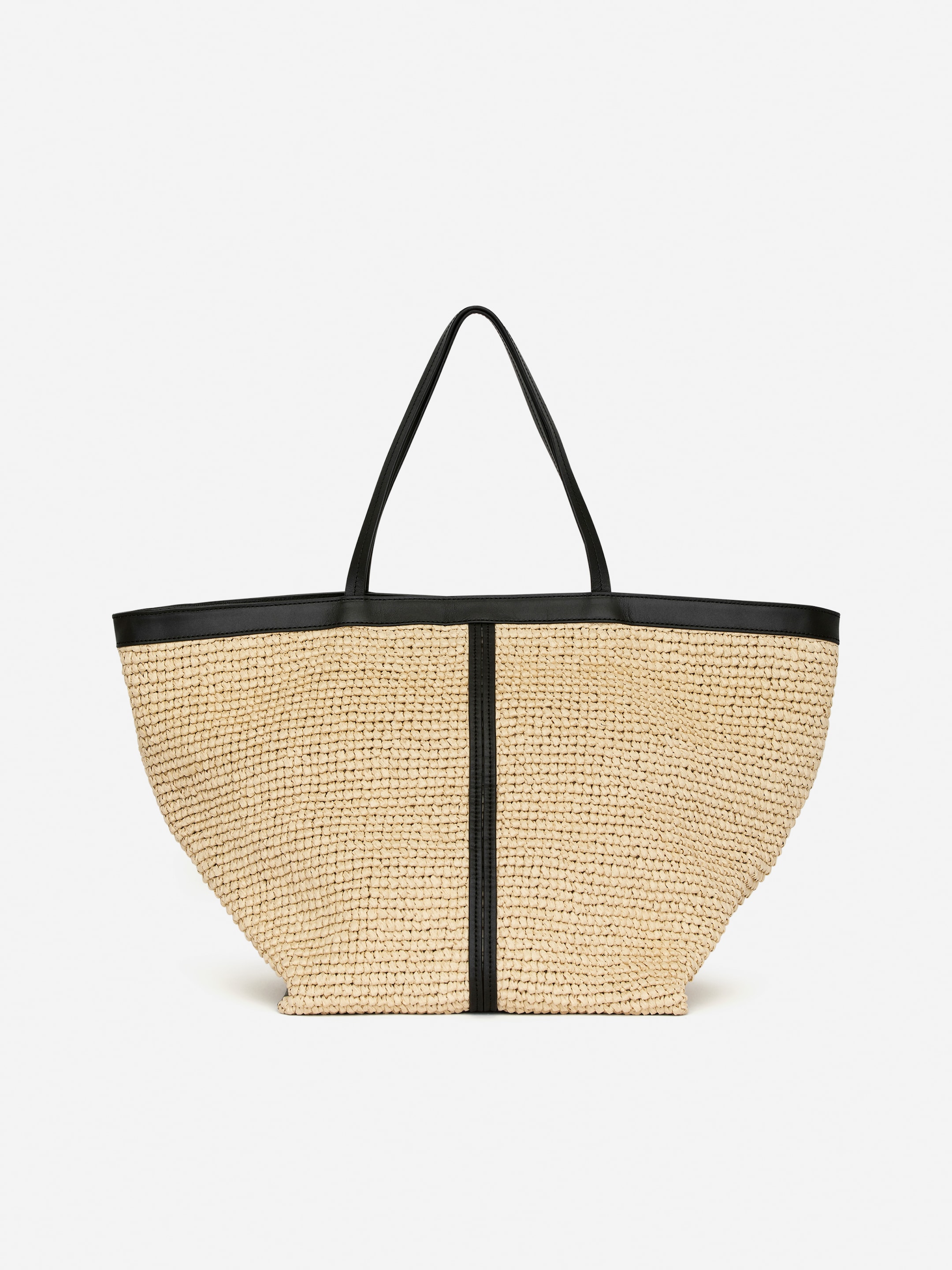 Grotere afbeelding bekijken: Tas van stro - Beige - DAMES | H&M BE 3