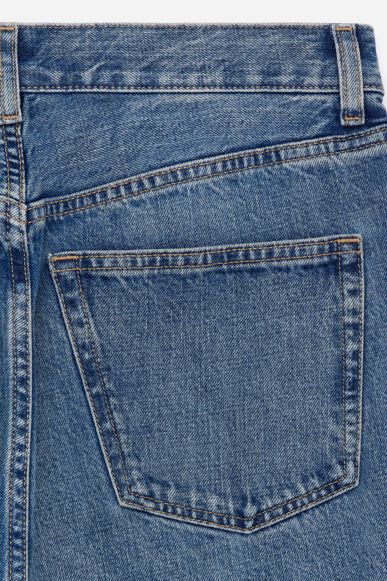 SNOW Straight Jeans - Mittelblau/Weiß/Cremeweiß/Taubenblau/Schwarz - 6