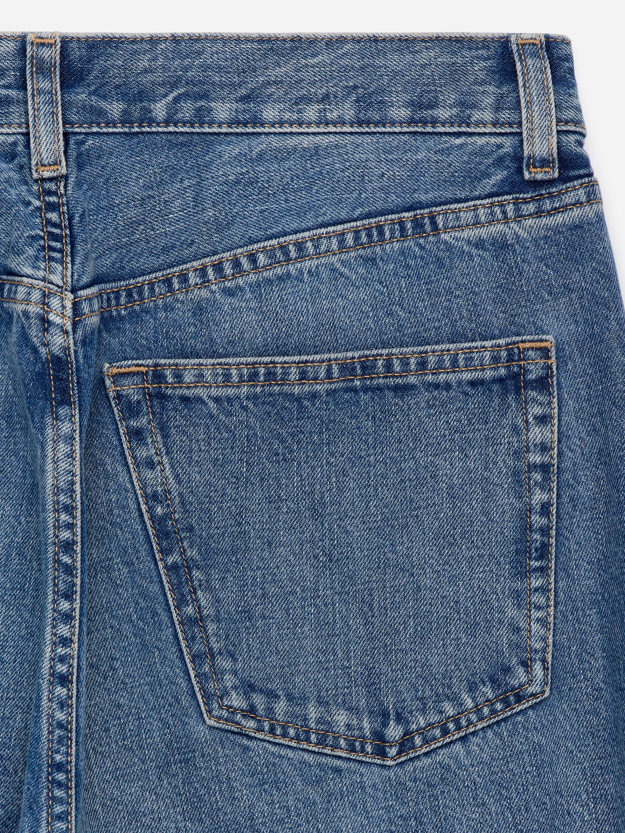 SNOW Straight Jeans - Mid Blue - Slim fit - Women - StillMedia/DescriptiveStillLife - 2