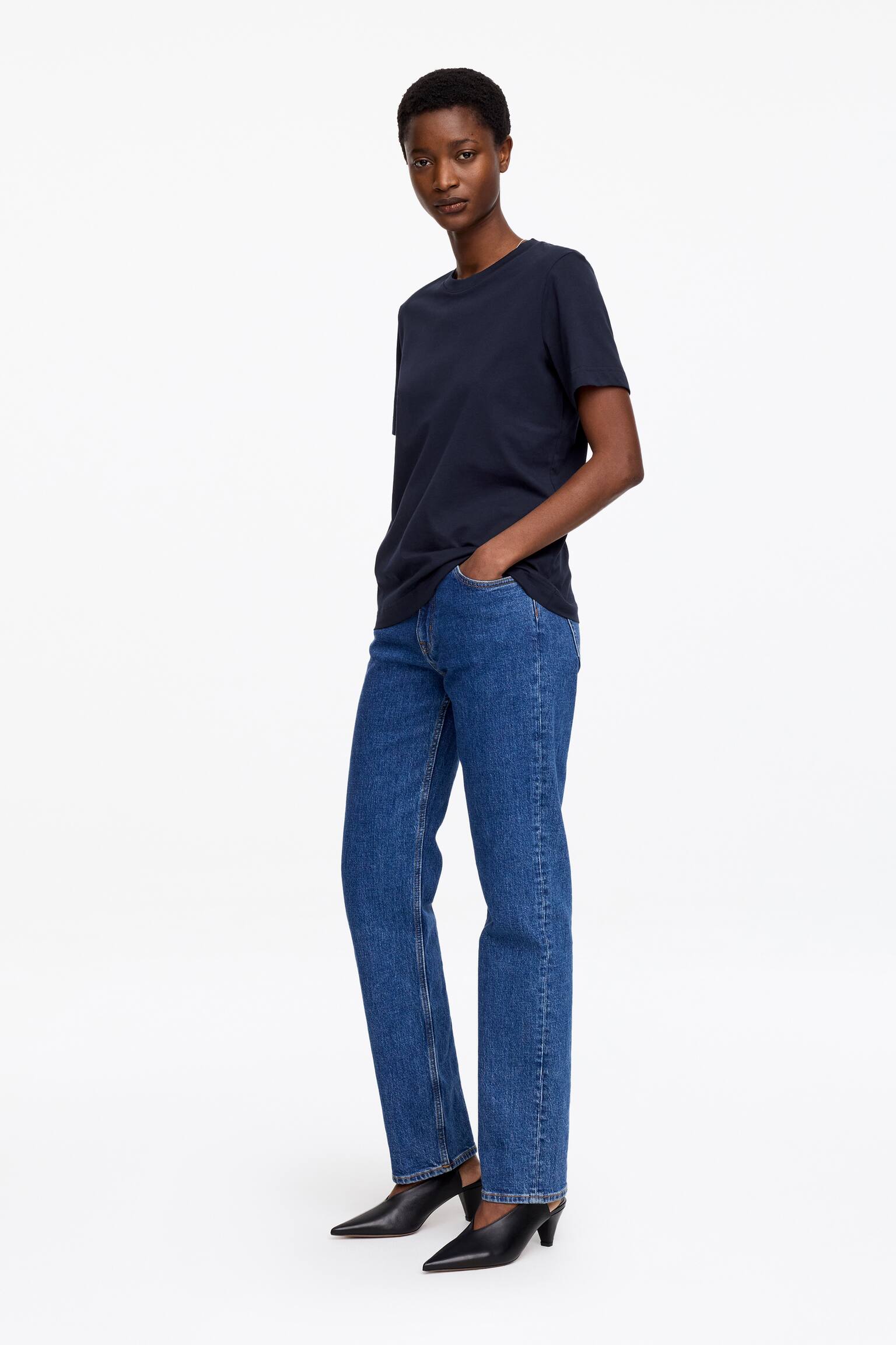 LILY T-shirt - Mörkblå/Vit/Röd/Grå/Melange/Blå/vit/Rosa/lila/Vit/mörkblå/Svart/Röd/vit/Rosa - 4