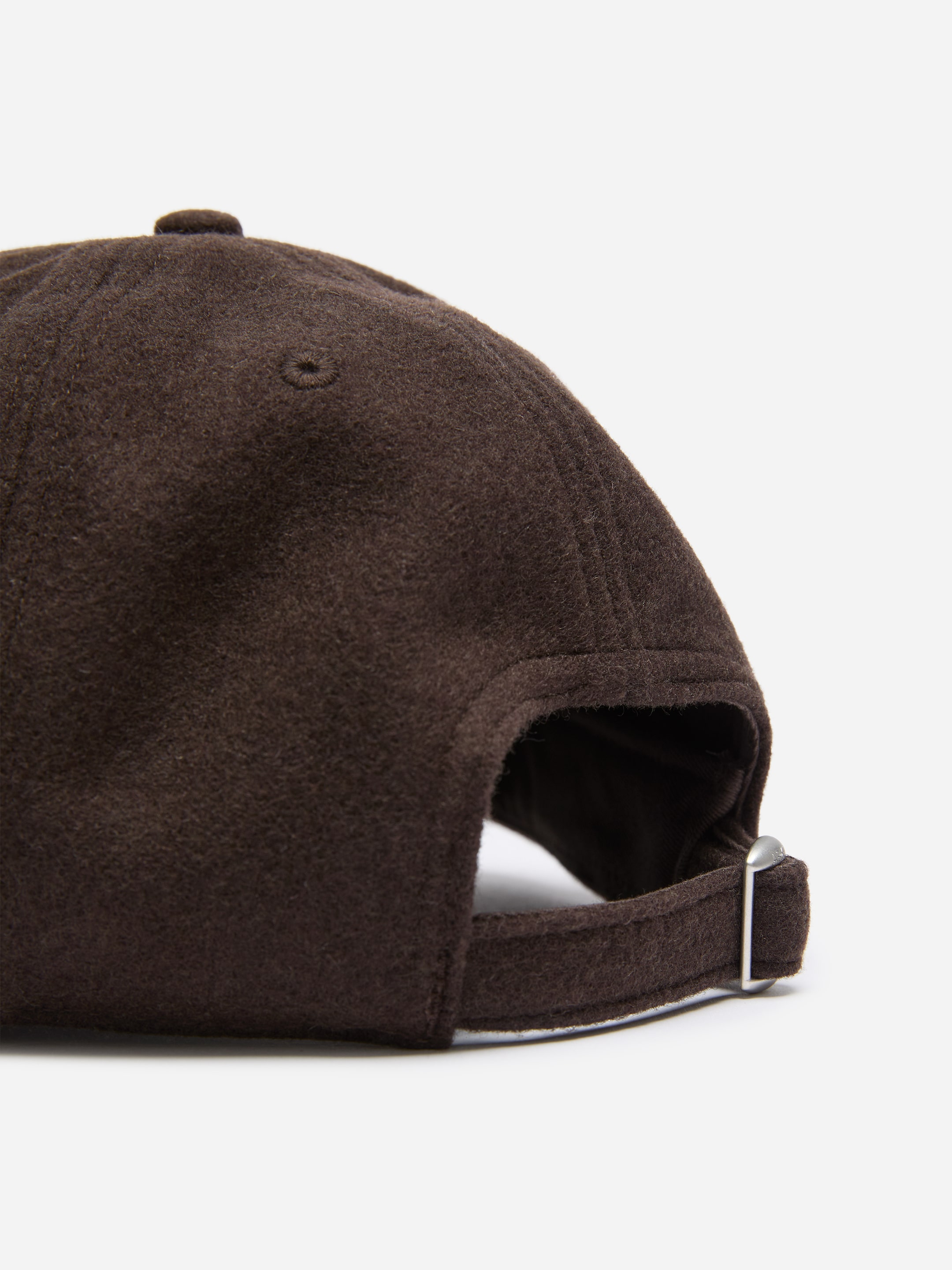 Wool Blend Baseball Cap - Dark Brown - men - StillMedia/DescriptiveStillLife - 3