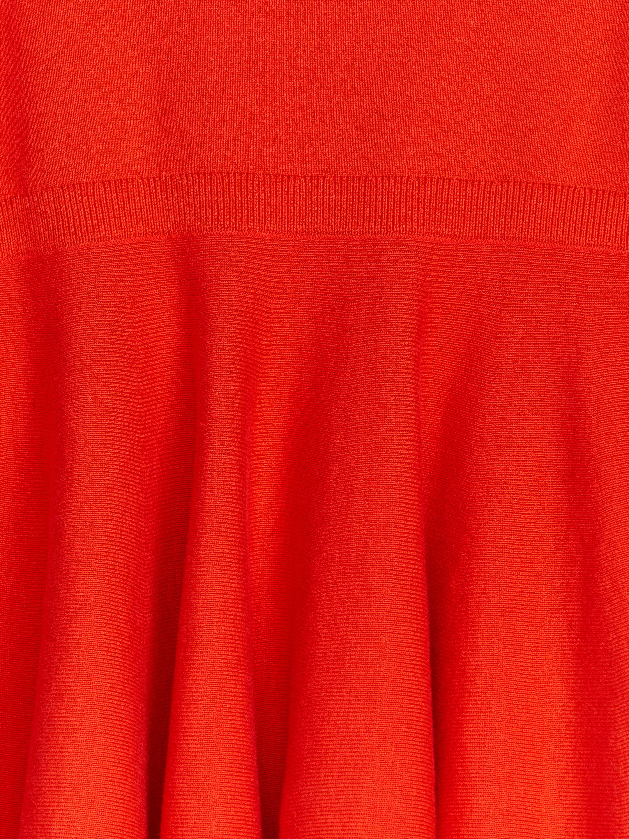 Ingrandisci l'immagine: Knit Cotton Dress - Bright Red - BAMBINO | H&M CH 3