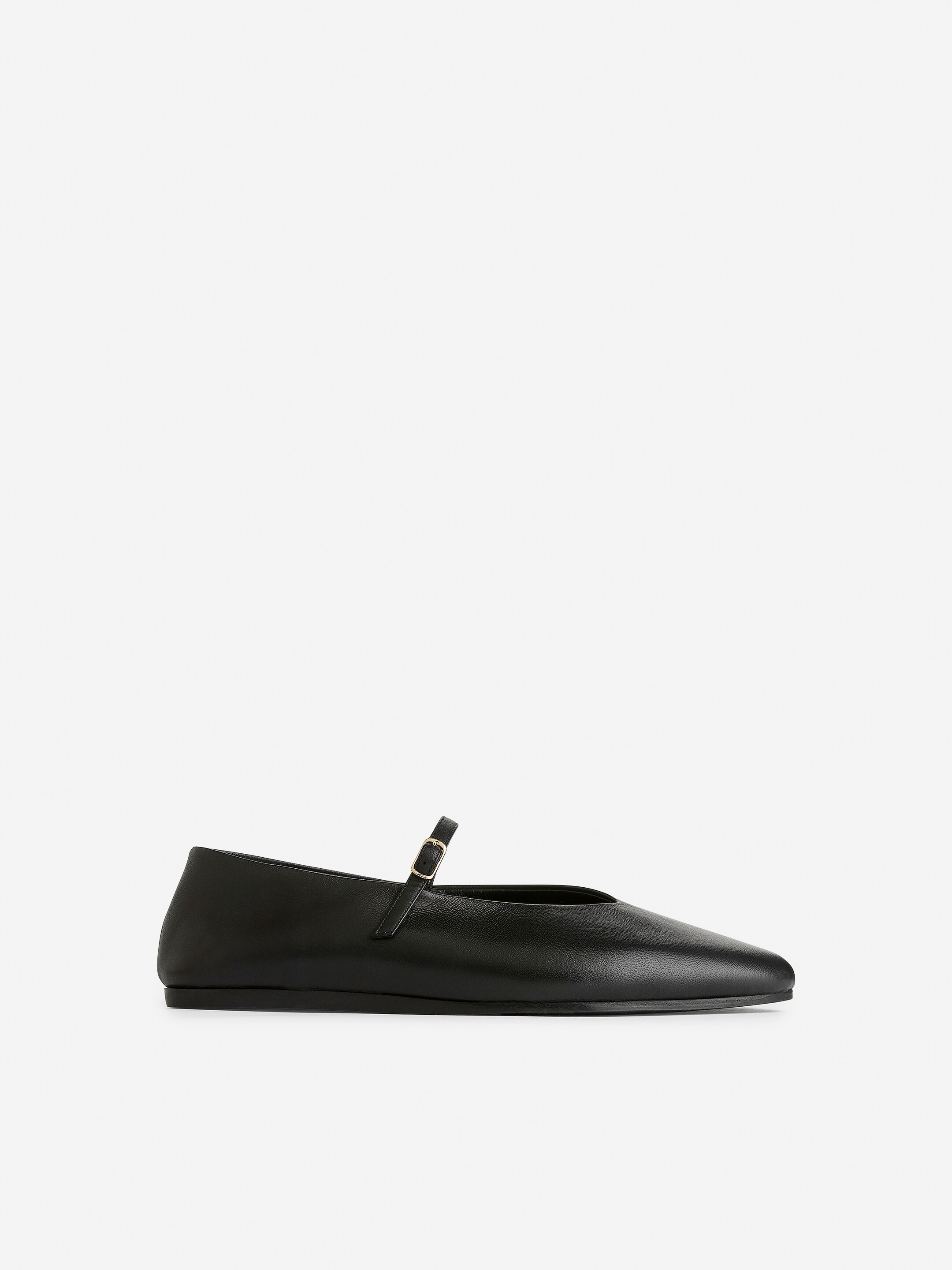 View larger image: Leather Mary Jane Flats - Black - Ladies | H&M GB 1