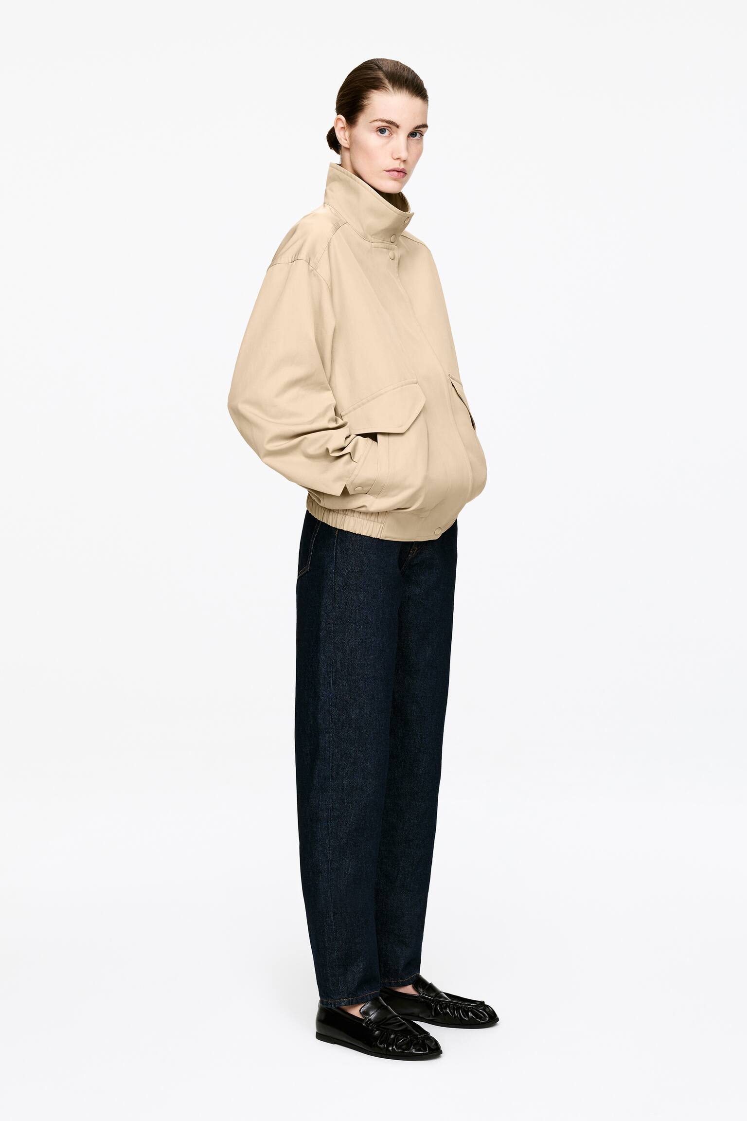 Kurtka Harrington - Beżowy/Różowy - 5