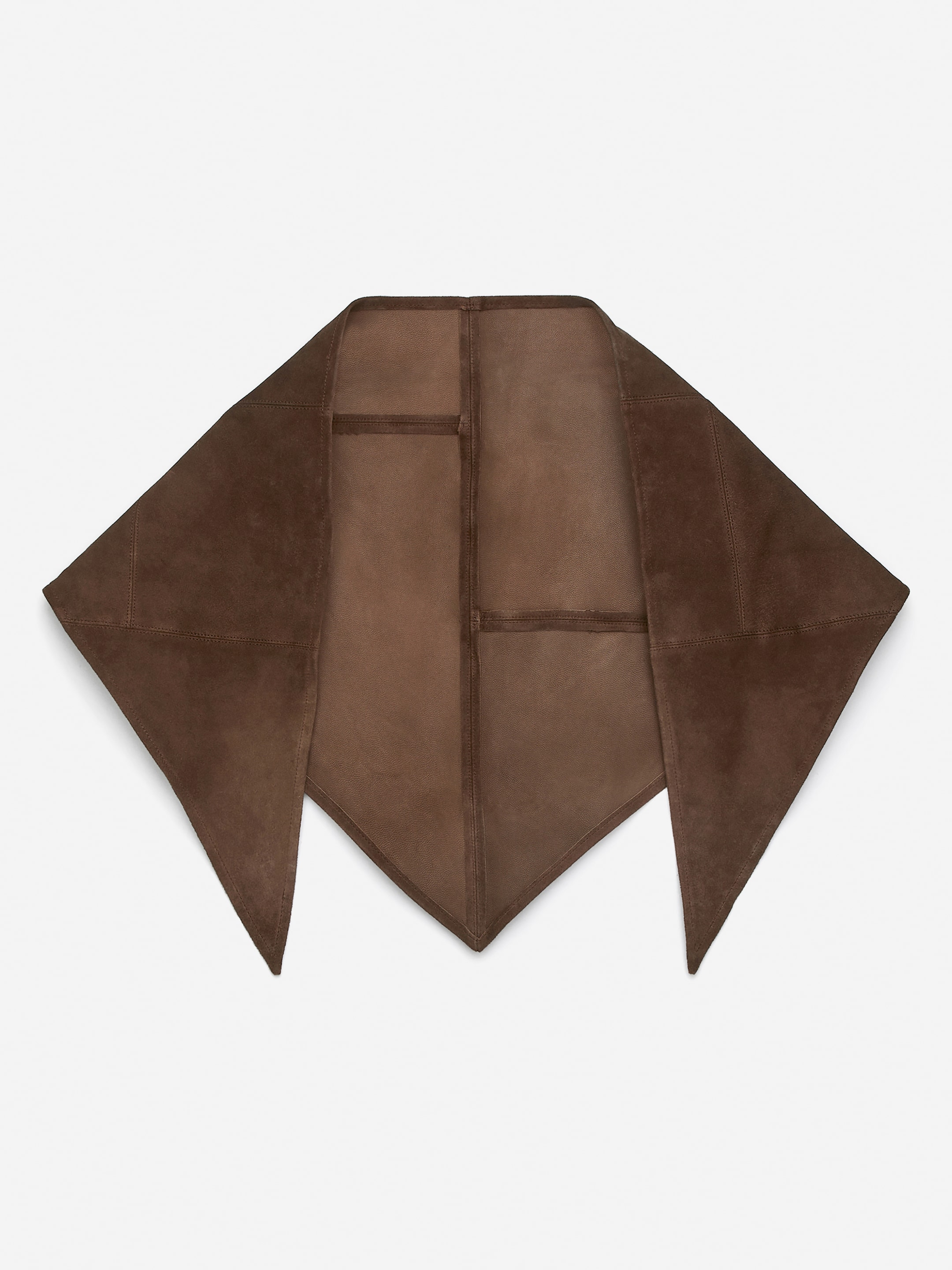 Suede Scarf-#443B33-16582