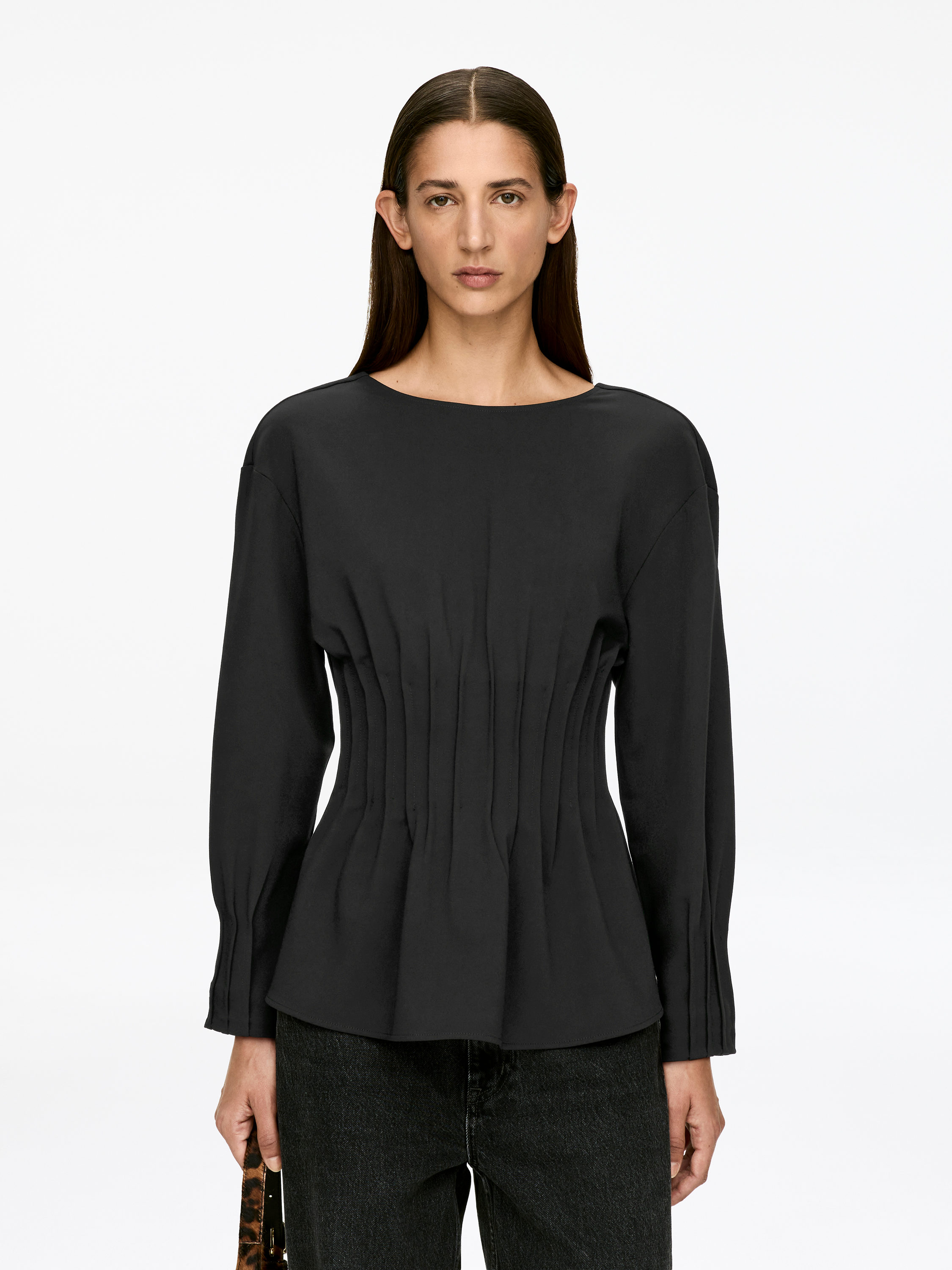 Pleated Top-#272627-16736