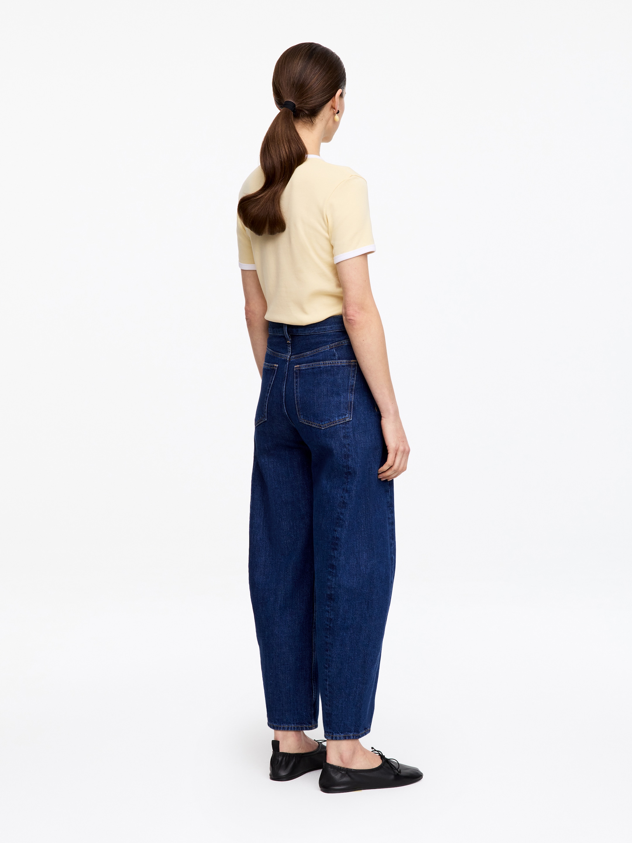 T-shirt côtelé - Jaune - Slim fit - Femme - StillMedia/Lookbook - 7