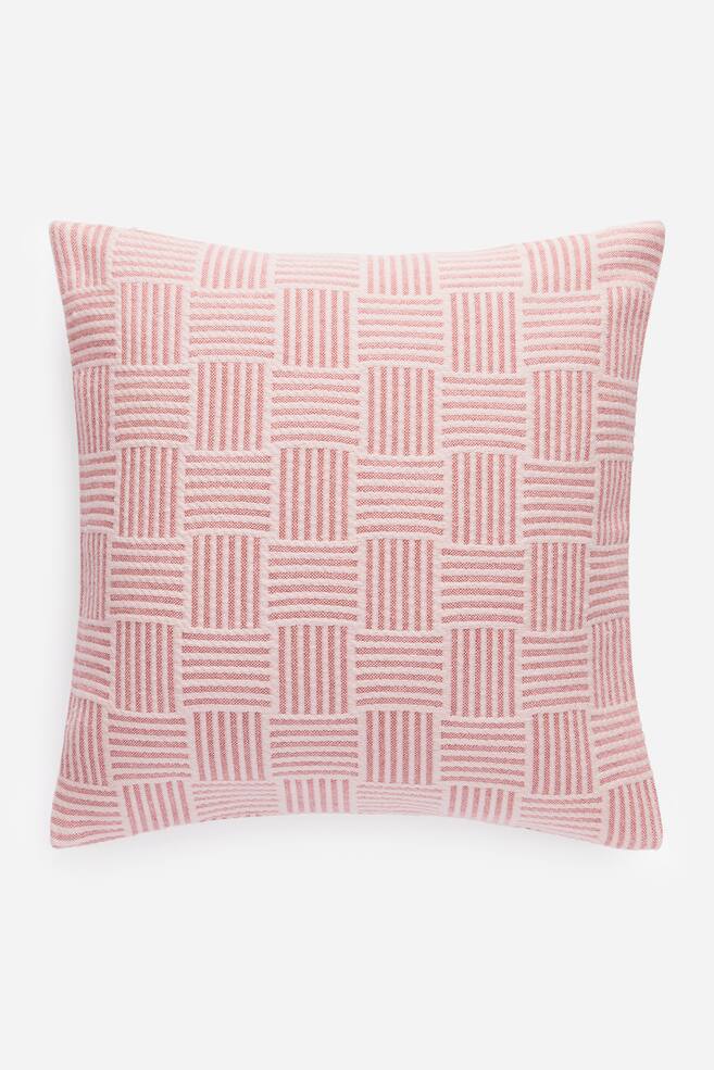 Kussenhoes van wolkatoenmix, 50 x 50 cm - Roze - 1