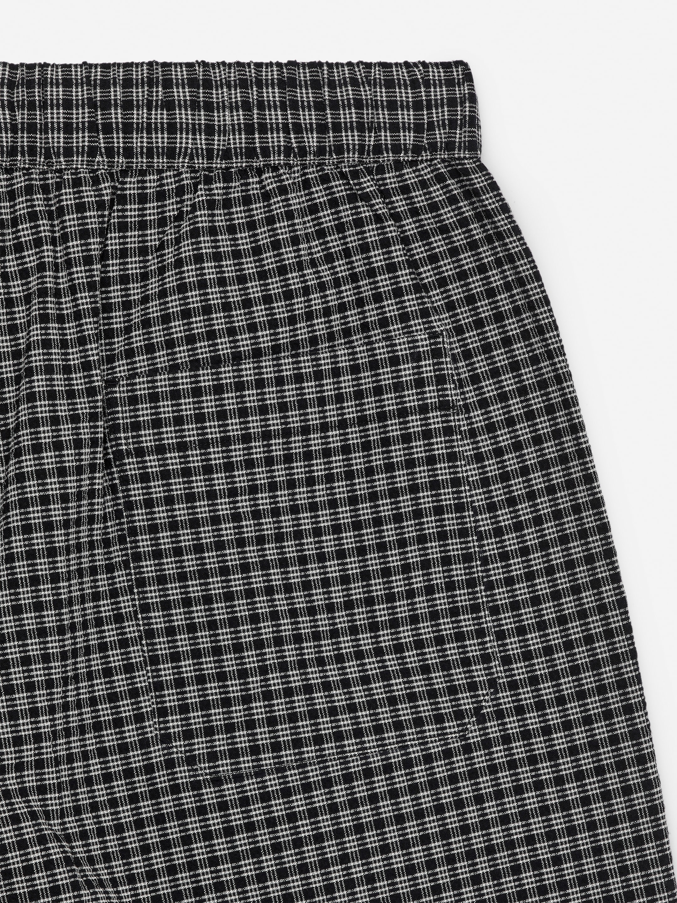 Seersucker Shorts - Black - Regular fit - Men - StillMedia/DescriptiveDetail - 1