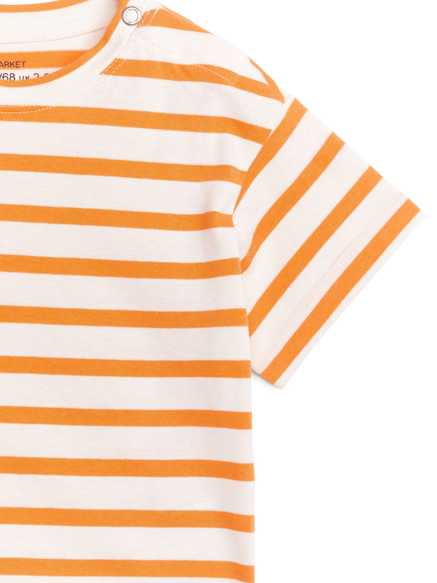 Kurzärmeliges T-Shirt - Cremeweiß/Orange - Regular Fit - Kinder - StillMedia/DescriptiveDetail - 2