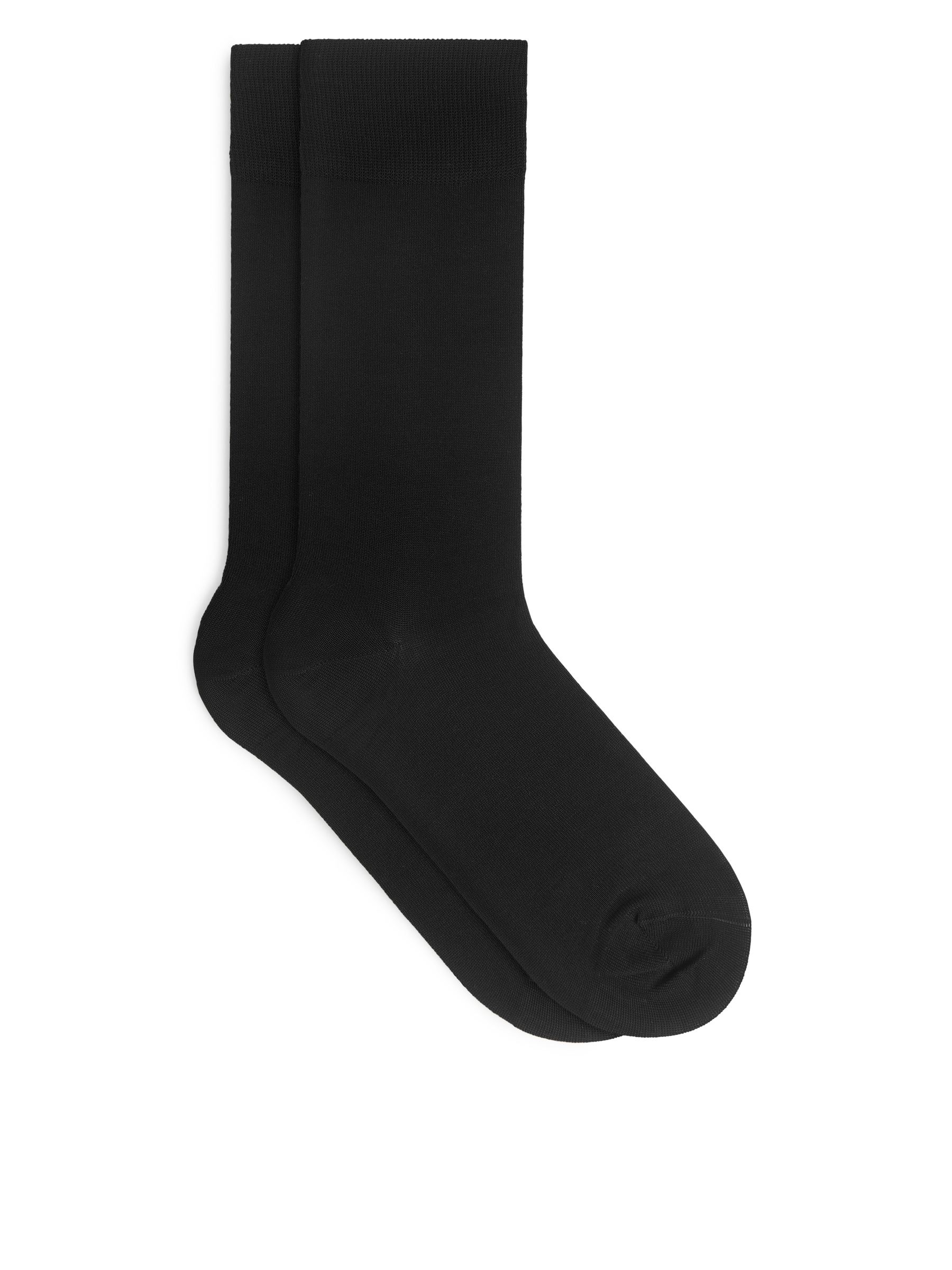 Merzerisierte Baumwollsocken - Schwarz - Herren - StillMedia/DescriptiveStillLife - 1