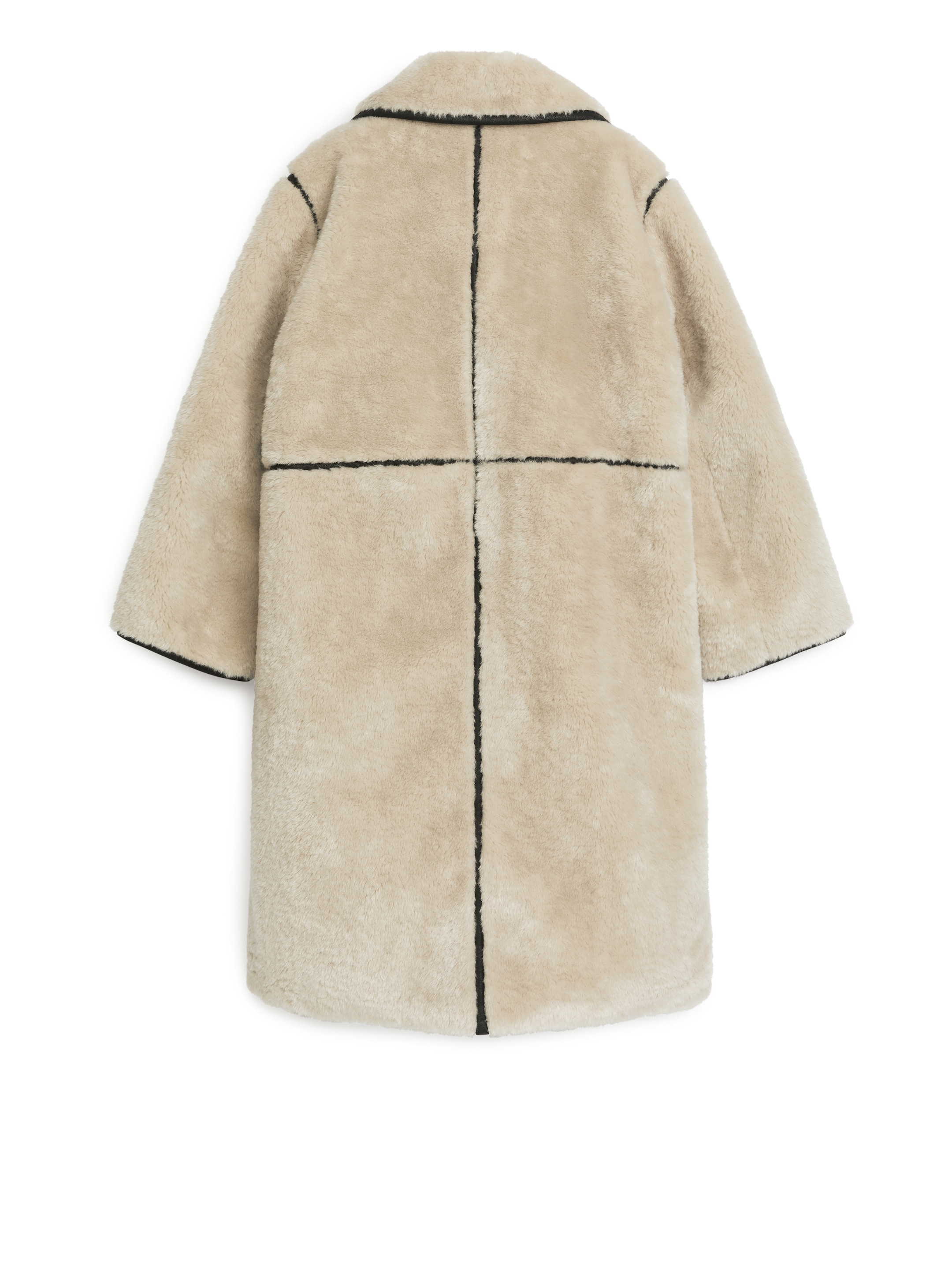 Faux Fur Coat - Beige - Regular fit - Women - StillMedia/DescriptiveStillLife - 3