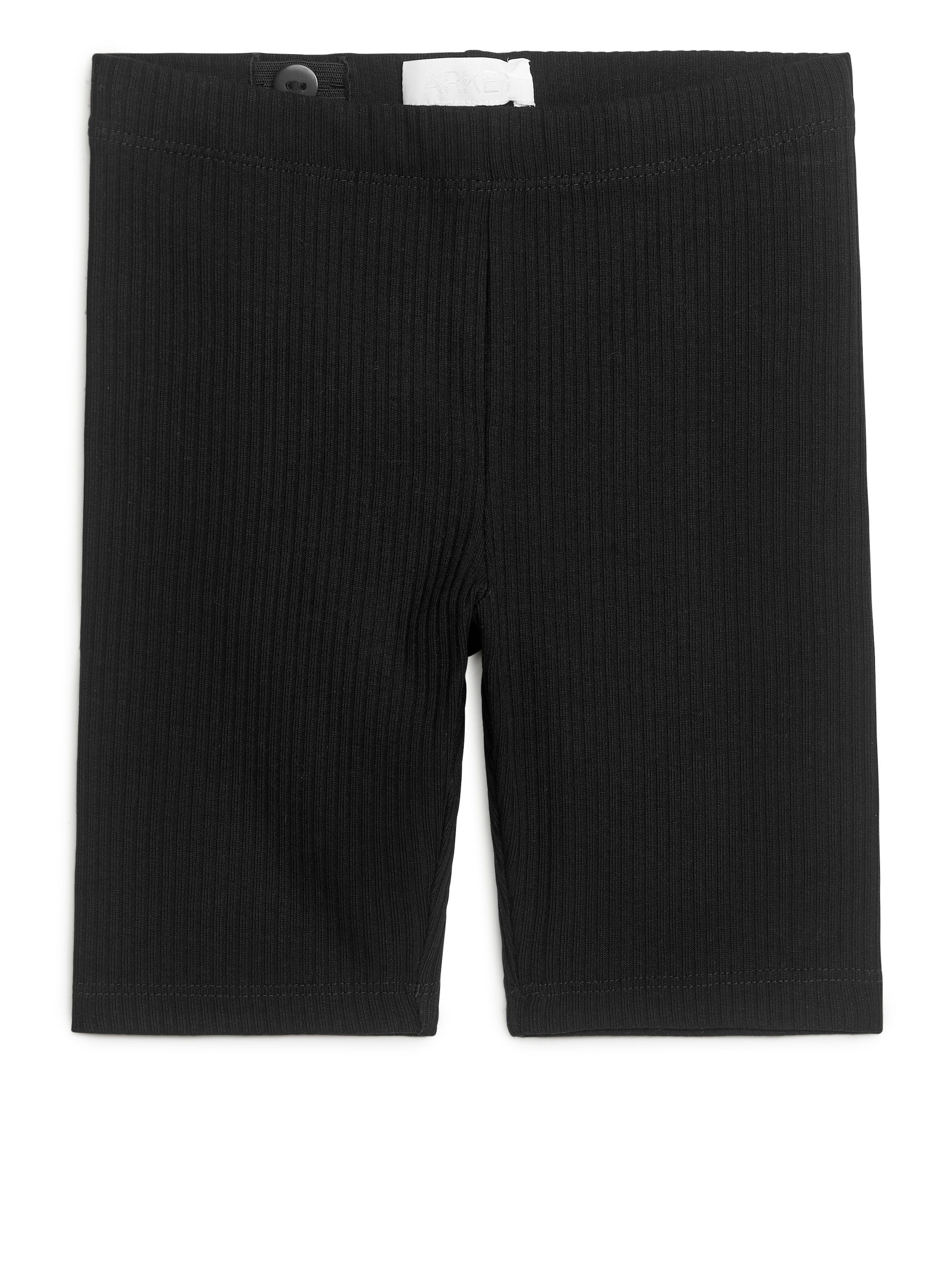 Cykelbyxor i ribbstickad trikå - Svart - Slim fit - Children - StillMedia/DescriptiveStillLife - 2