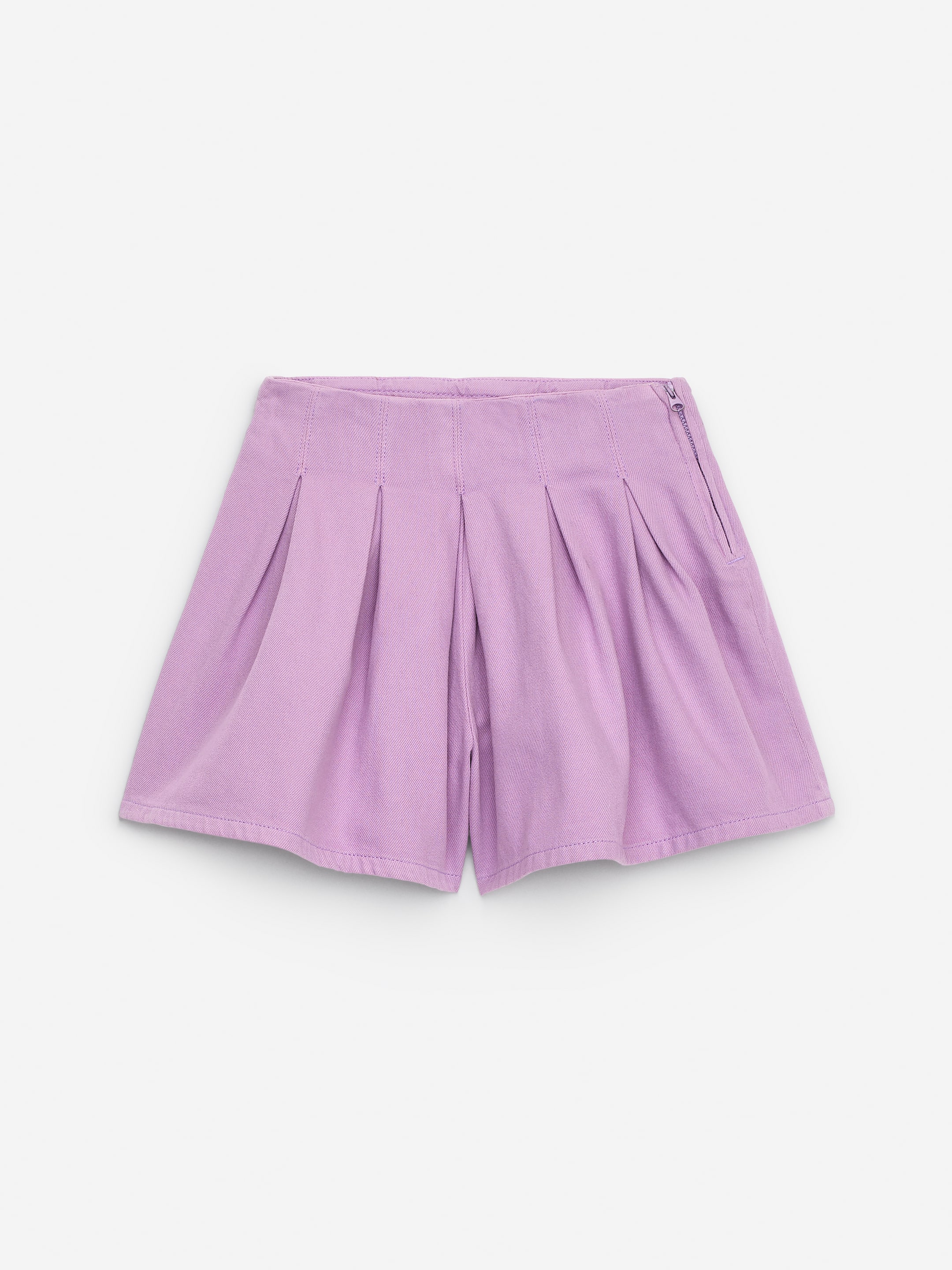 Cotton Skort-#B196C8-15981